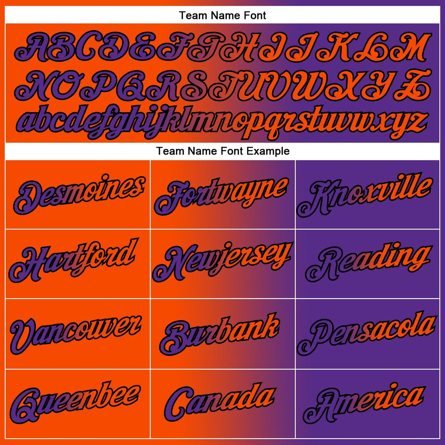 Custom Purple Orange-Black Gradient Fashion Performance T-Shirt view 3