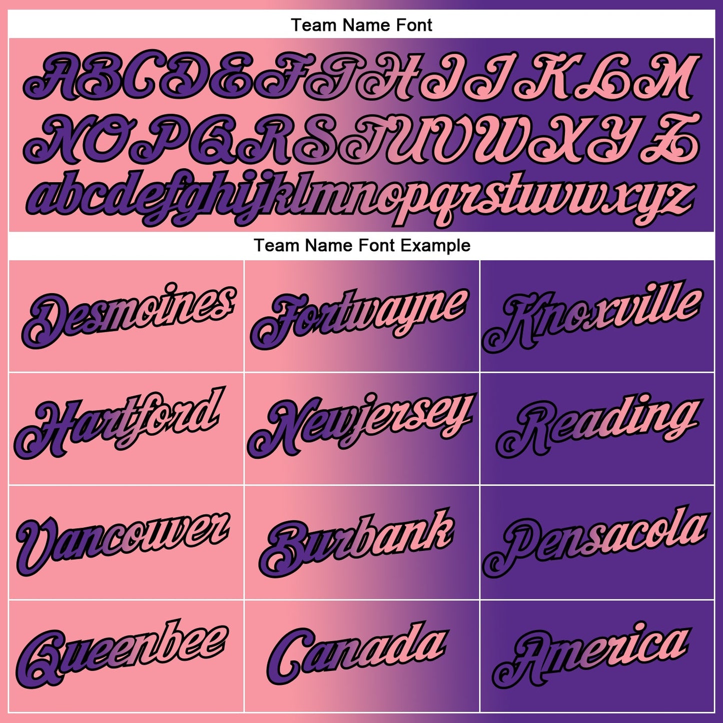 Custom Purple Medium Pink-Black Gradient Fashion Performance T-Shirt view 3
