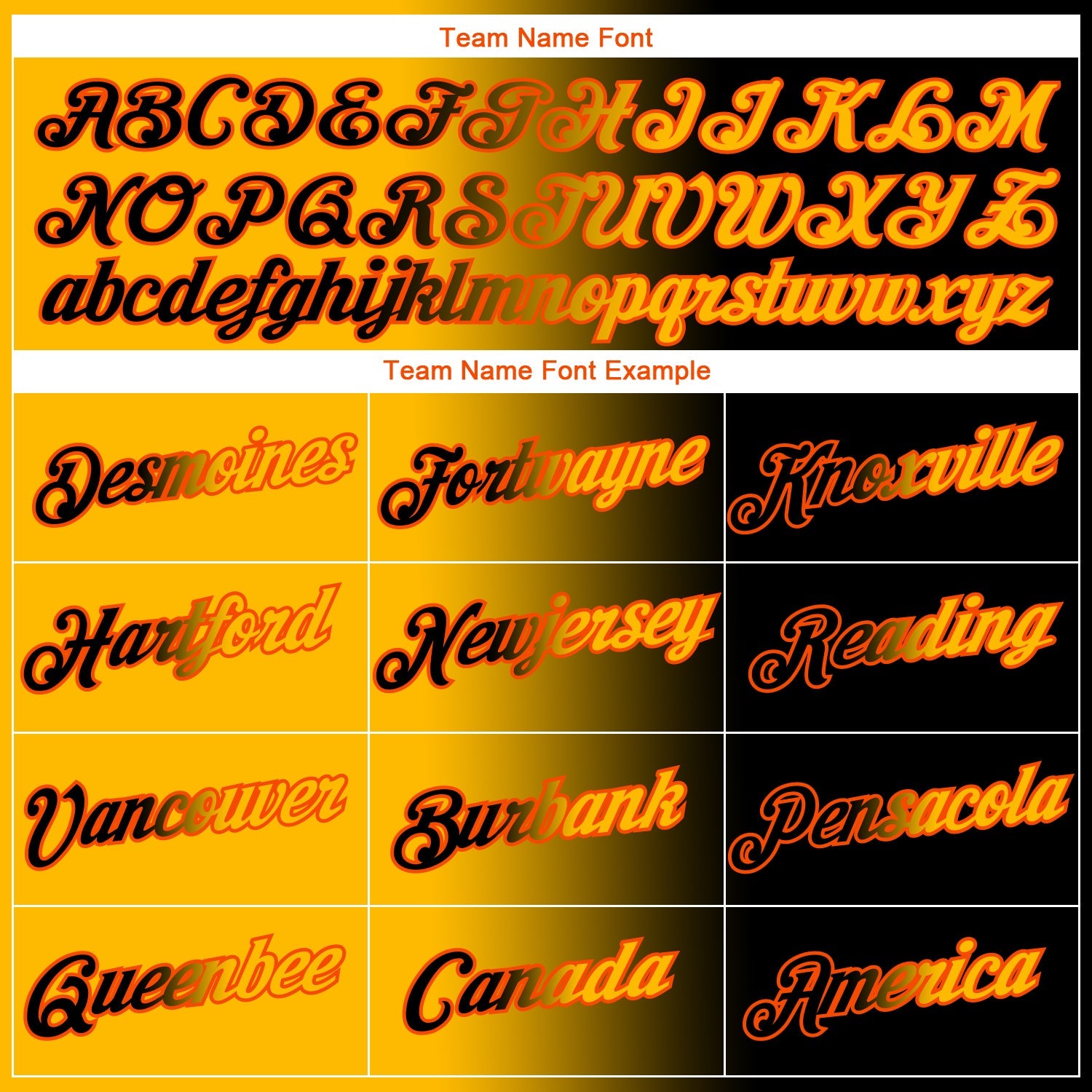 Custom Black Gold-Orange Gradient Fashion Performance T-Shirt view 3