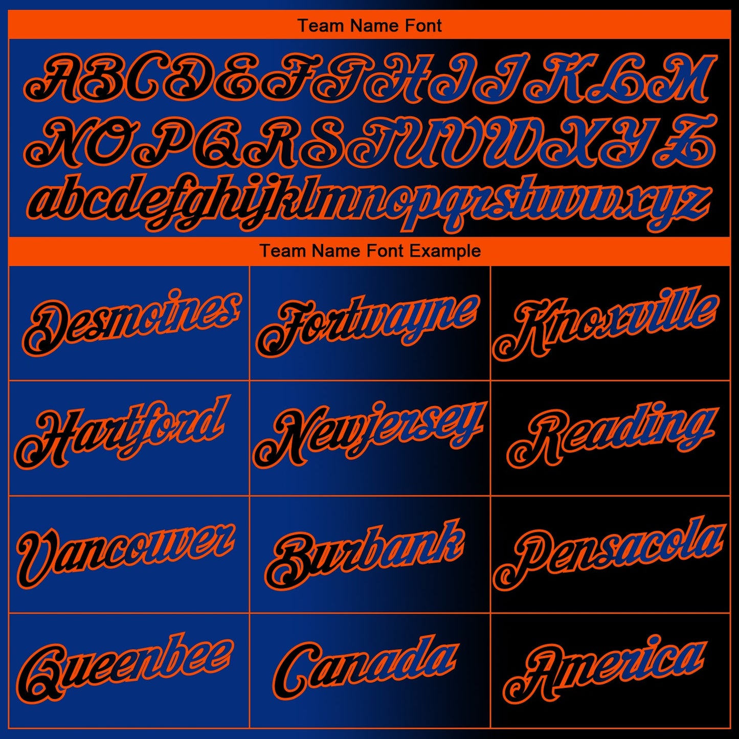 Custom Black Royal-Orange Gradient Fashion Performance T-Shirt view 3