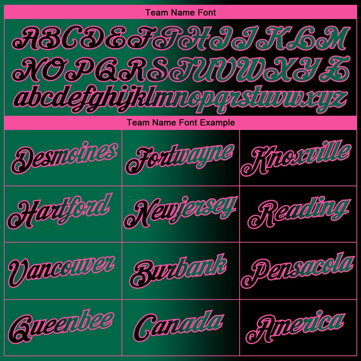 Custom Black Kelly Green-Pink Gradient Fashion Performance T-Shirt view 3