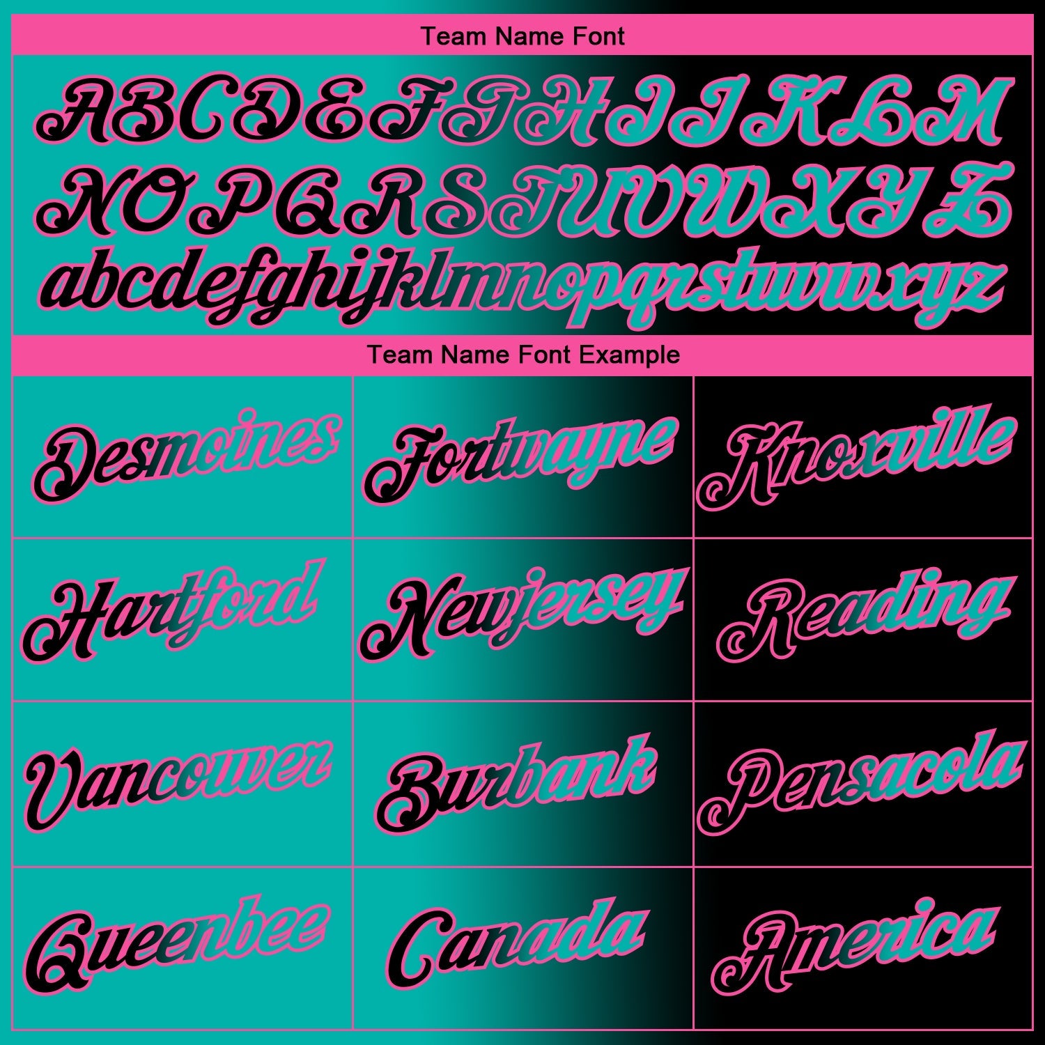 Custom Black Aqua-Pink Gradient Fashion Performance T-Shirt view 3