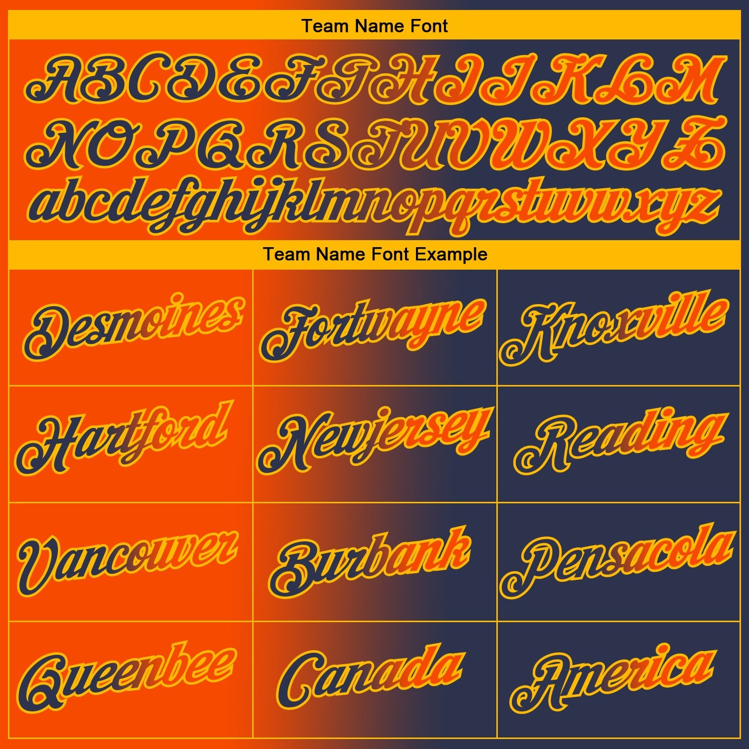 Custom Navy Orange-Gold Gradient Fashion Performance T-Shirt view 3