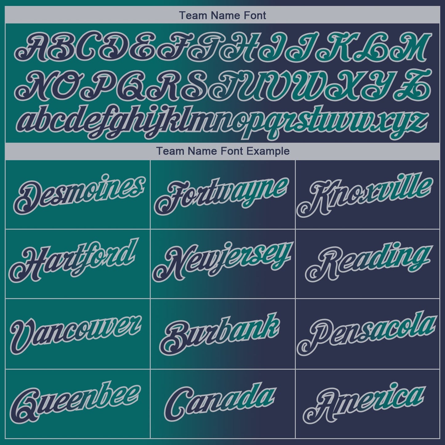 Custom Navy Teal-Gray Gradient Fashion Performance T-Shirt view 3