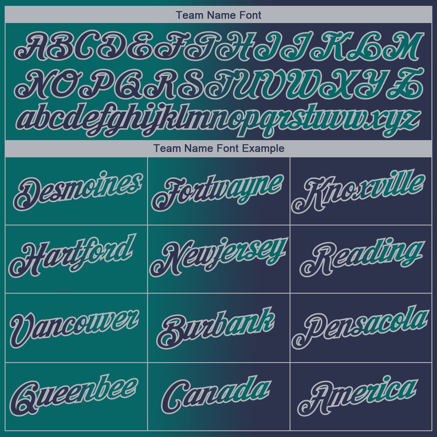 Custom Navy Teal-Gray Gradient Fashion Performance T-Shirt view 3