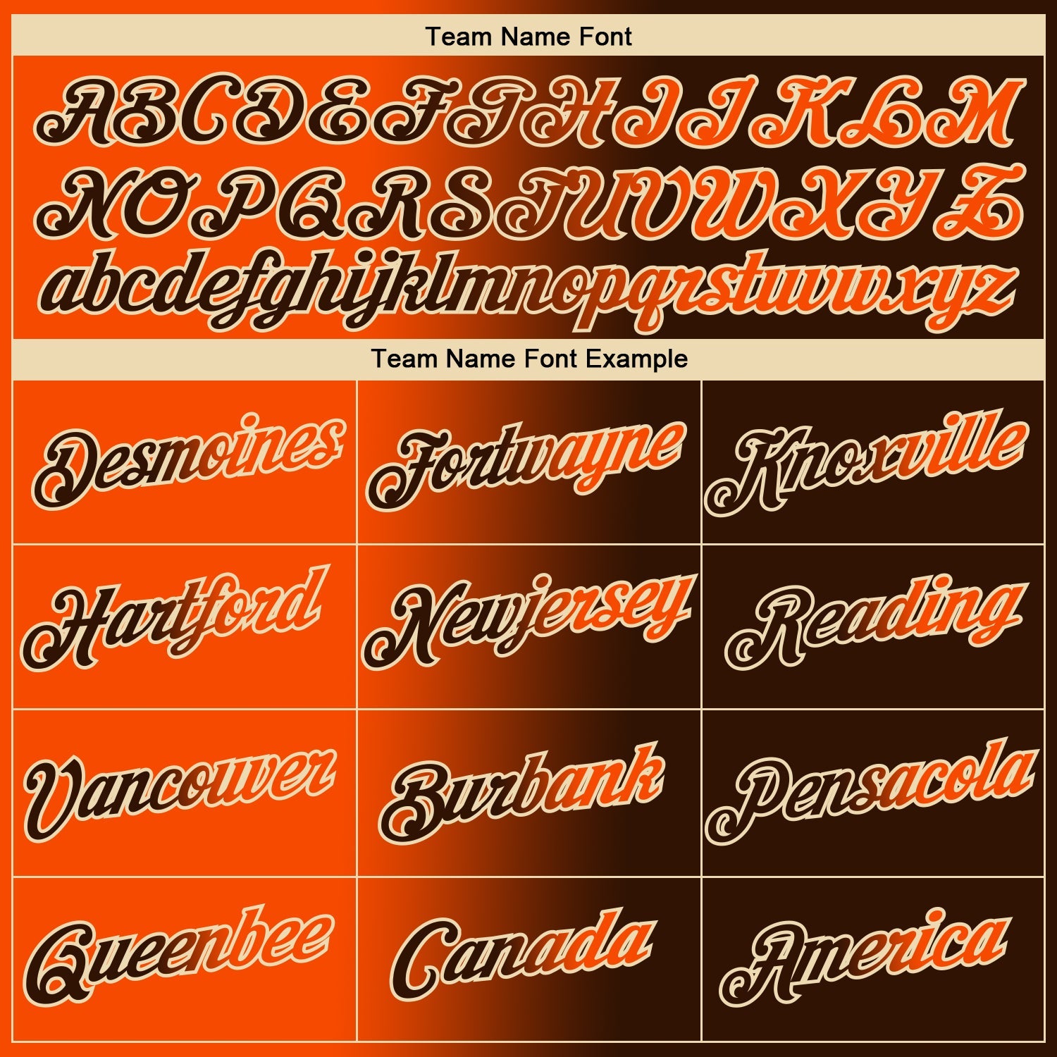 Custom Brown Orange-Cream Gradient Fashion Performance T-Shirt view 3