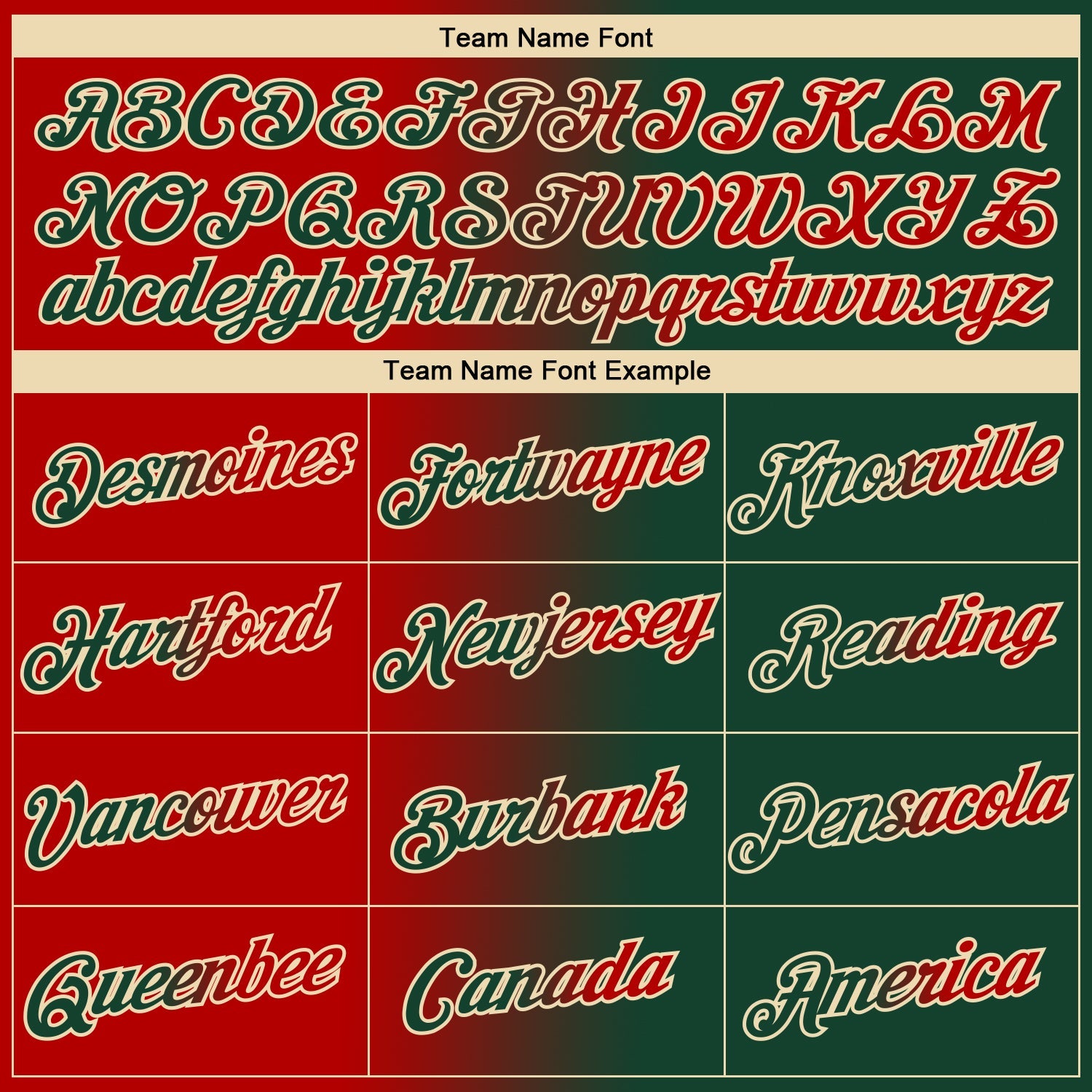 Custom Green Red-Cream Gradient Fashion Performance T-Shirt view 3