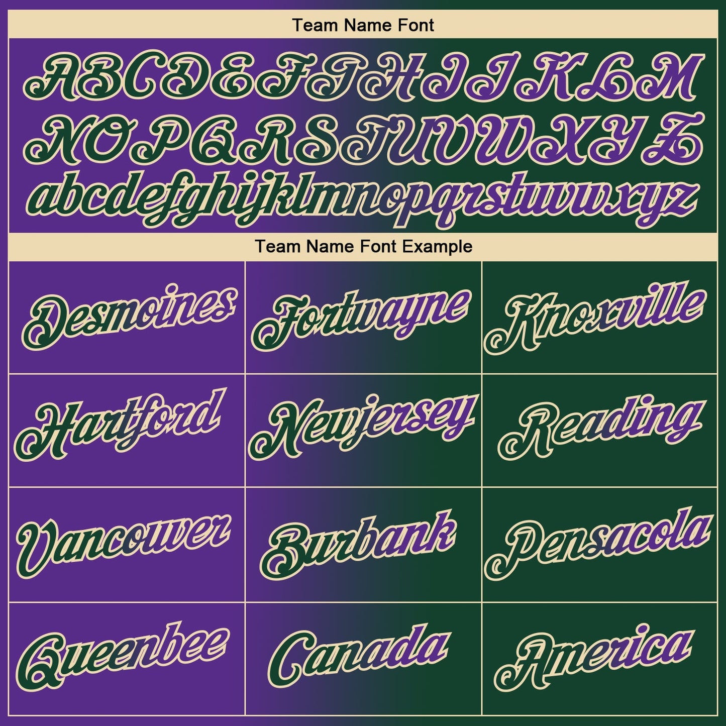 Custom Green Purple-Cream Gradient Fashion Performance T-Shirt view 3