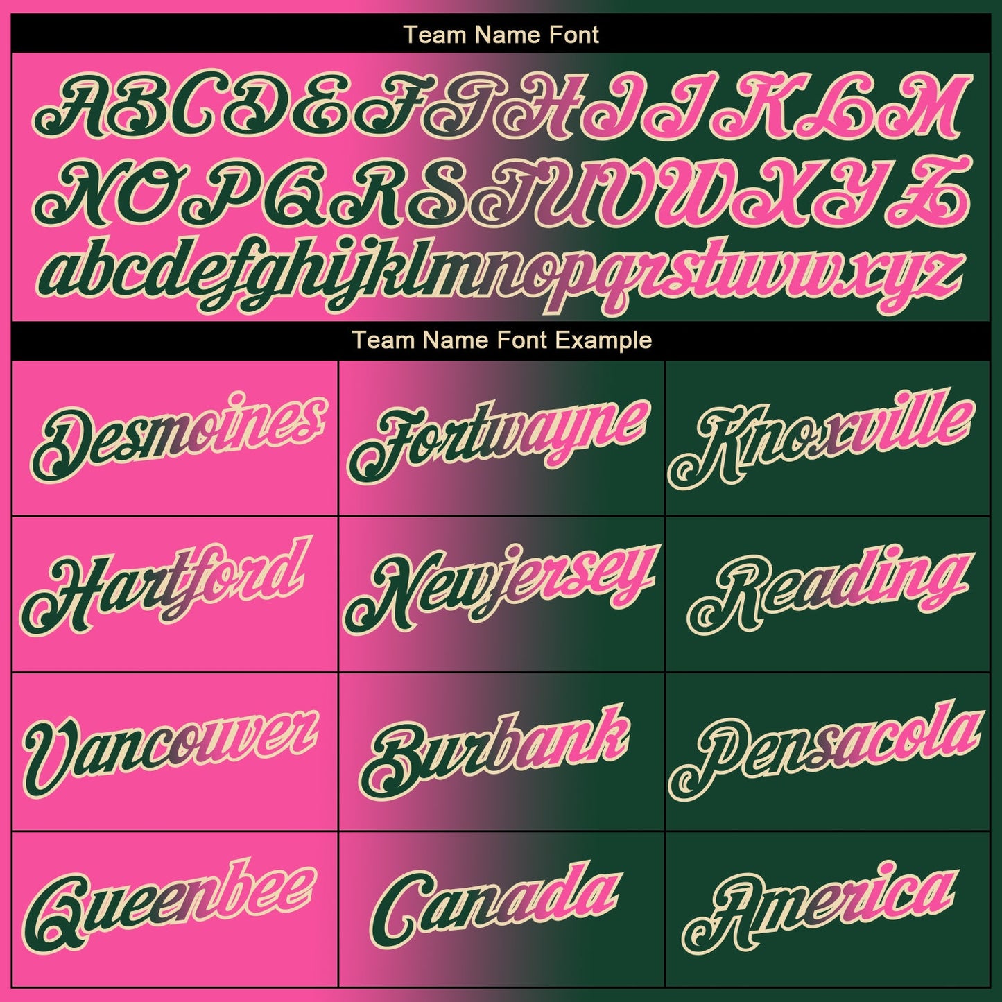 Custom Green Pink-Cream Gradient Fashion Performance T-Shirt view 3