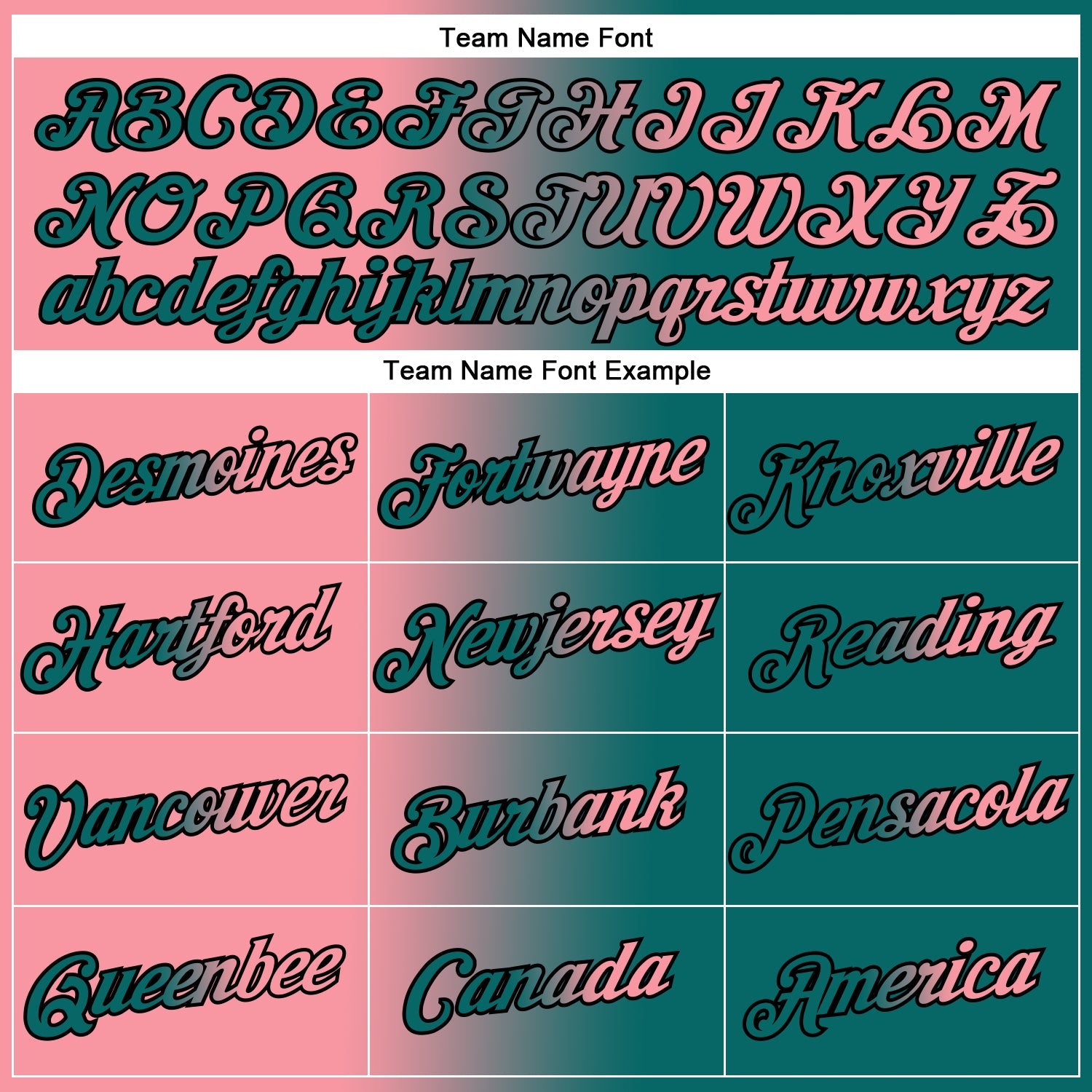 Custom Teal Medium Pink-Black Gradient Fashion Performance T-Shirt view 3