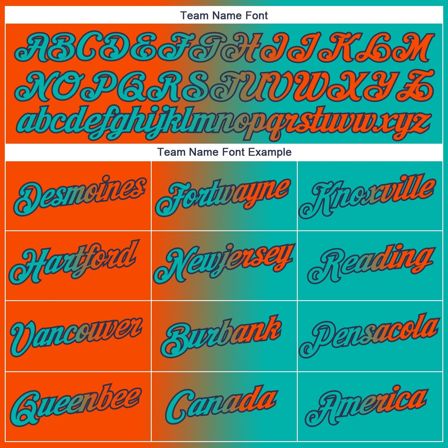 Custom Aqua Orange-Navy Gradient Fashion Performance T-Shirt view 3
