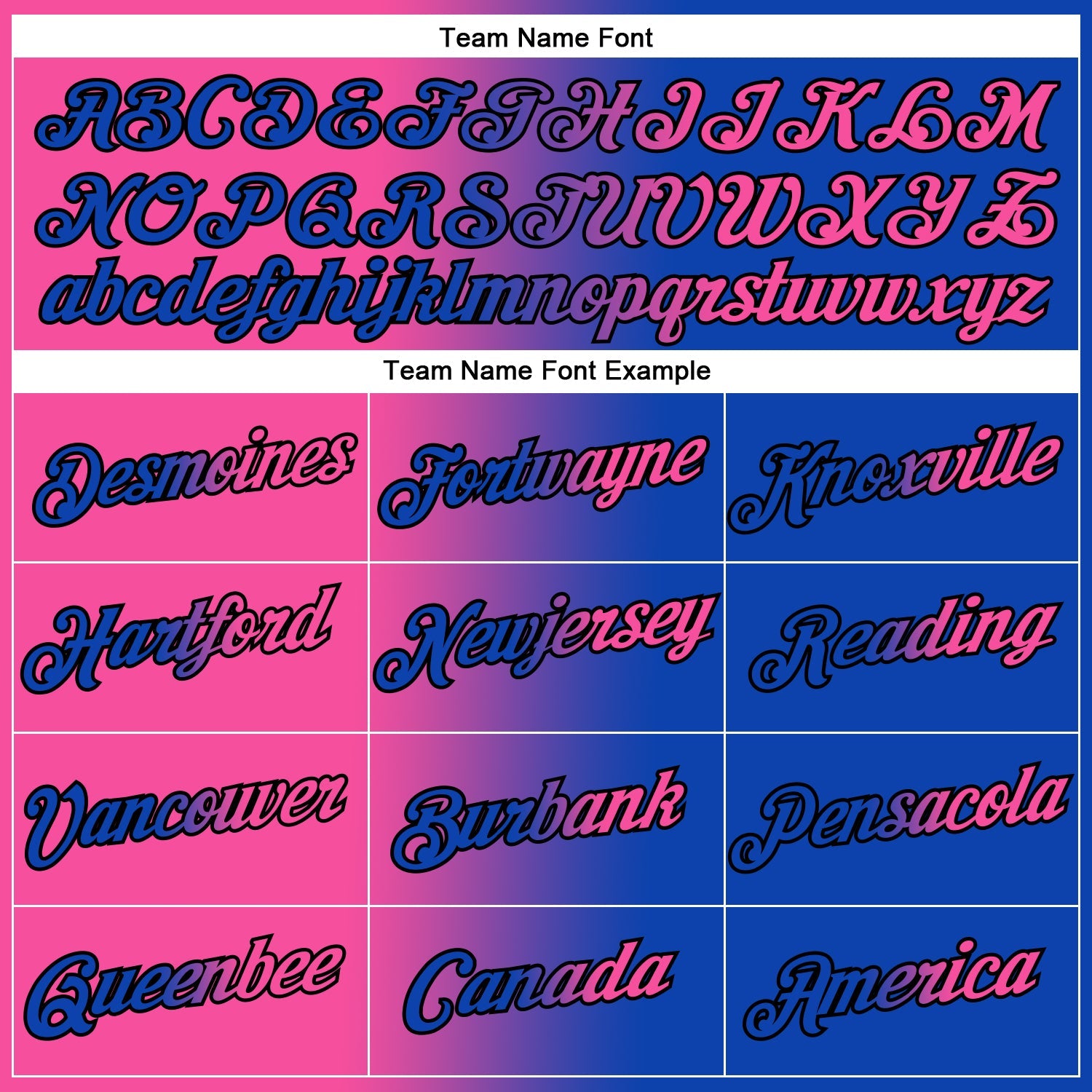 Custom Thunder Blue Pink-Black Gradient Fashion Performance T-Shirt view 3