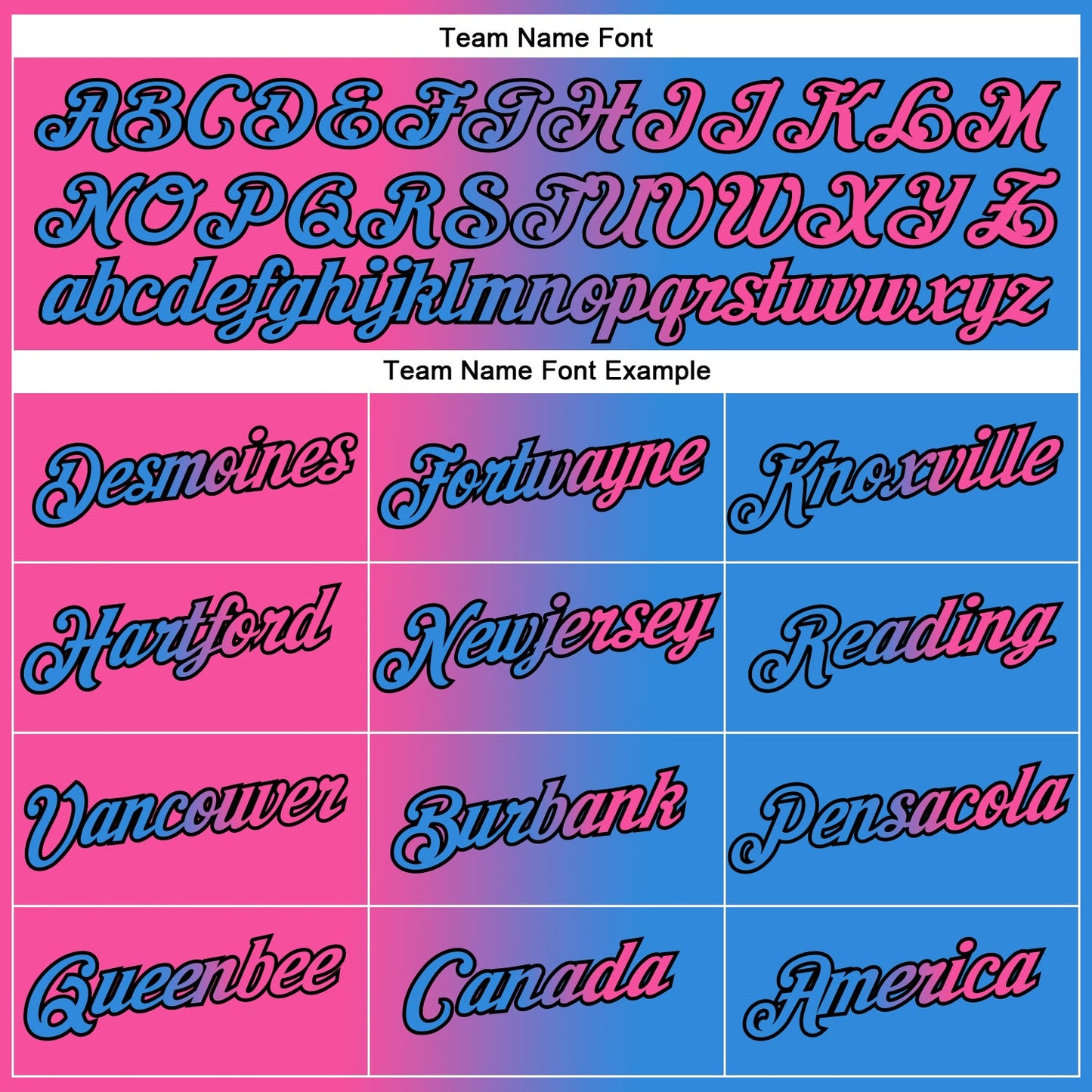 Custom Powder Blue Pink-Black Gradient Fashion Performance T-Shirt view 3