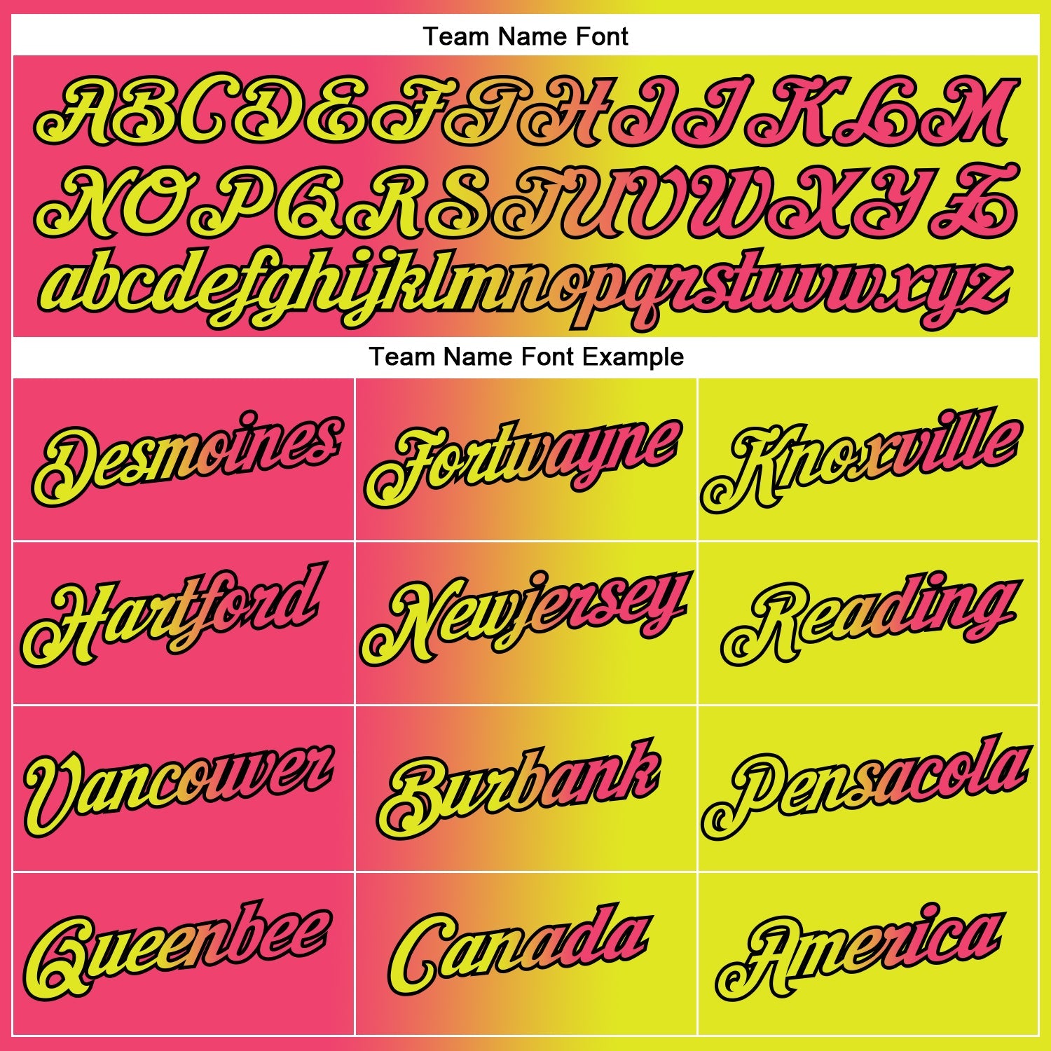 Custom Neon Yellow Neon Pink-Black Gradient Fashion Performance T-Shirt view 3