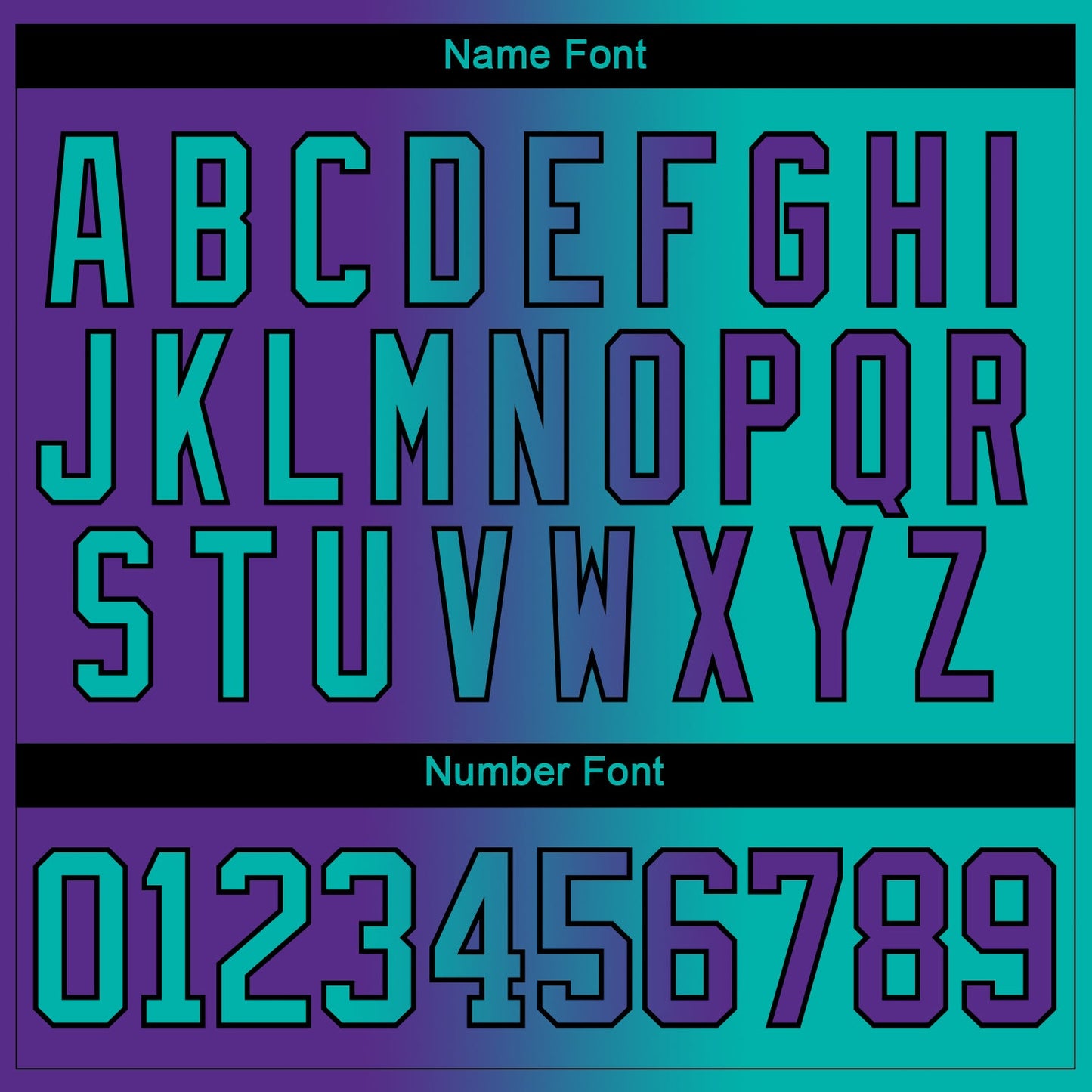 Custom Purple Aqua-Black Gradient Fashion Hockey Lace Neck Jersey view 7