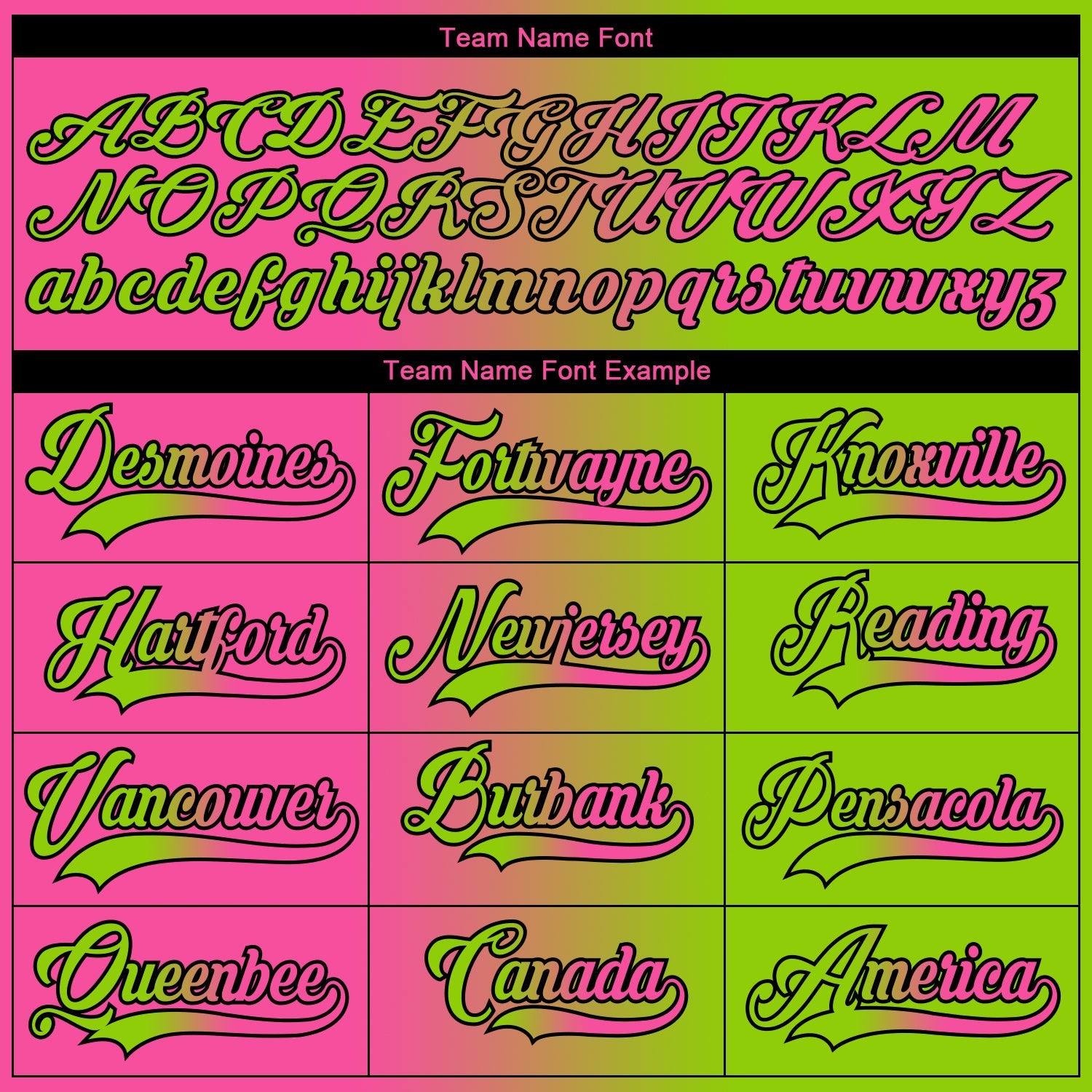 Custom Neon Green Pink-Black Gradient Fashion Hockey Lace Neck Jersey view 6
