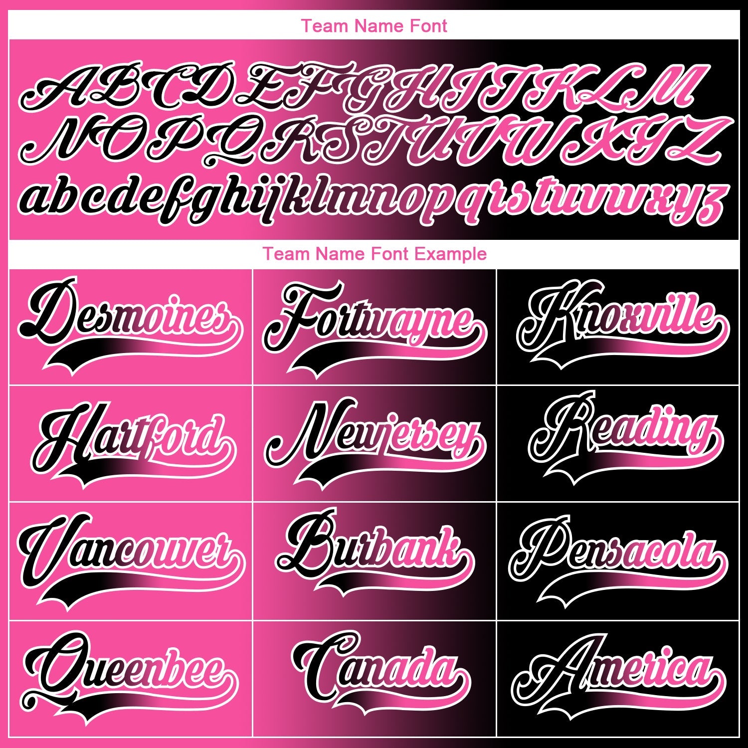 Custom Black Pink-White Gradient Fashion Hockey Lace Neck Jersey view 6