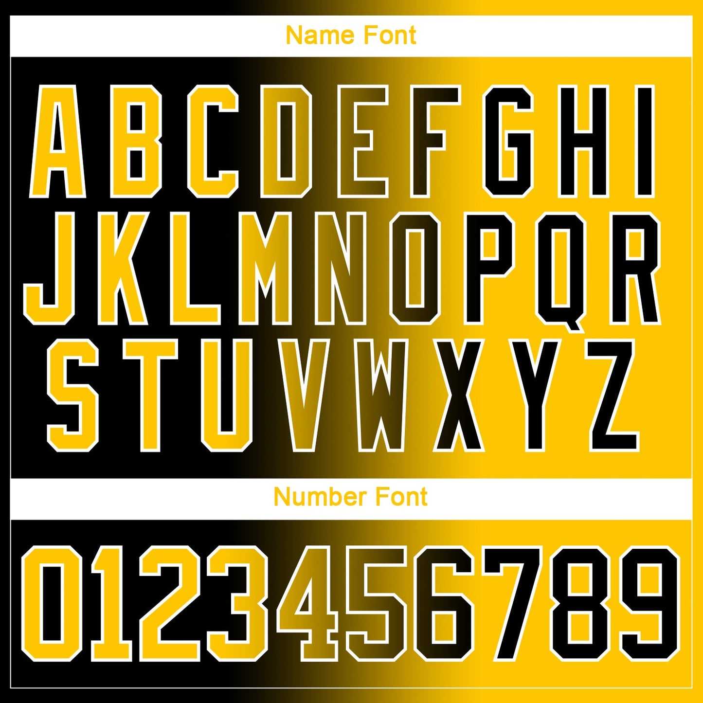 Custom Black Yellow-White Gradient Fashion Hockey Lace Neck Jersey view 7