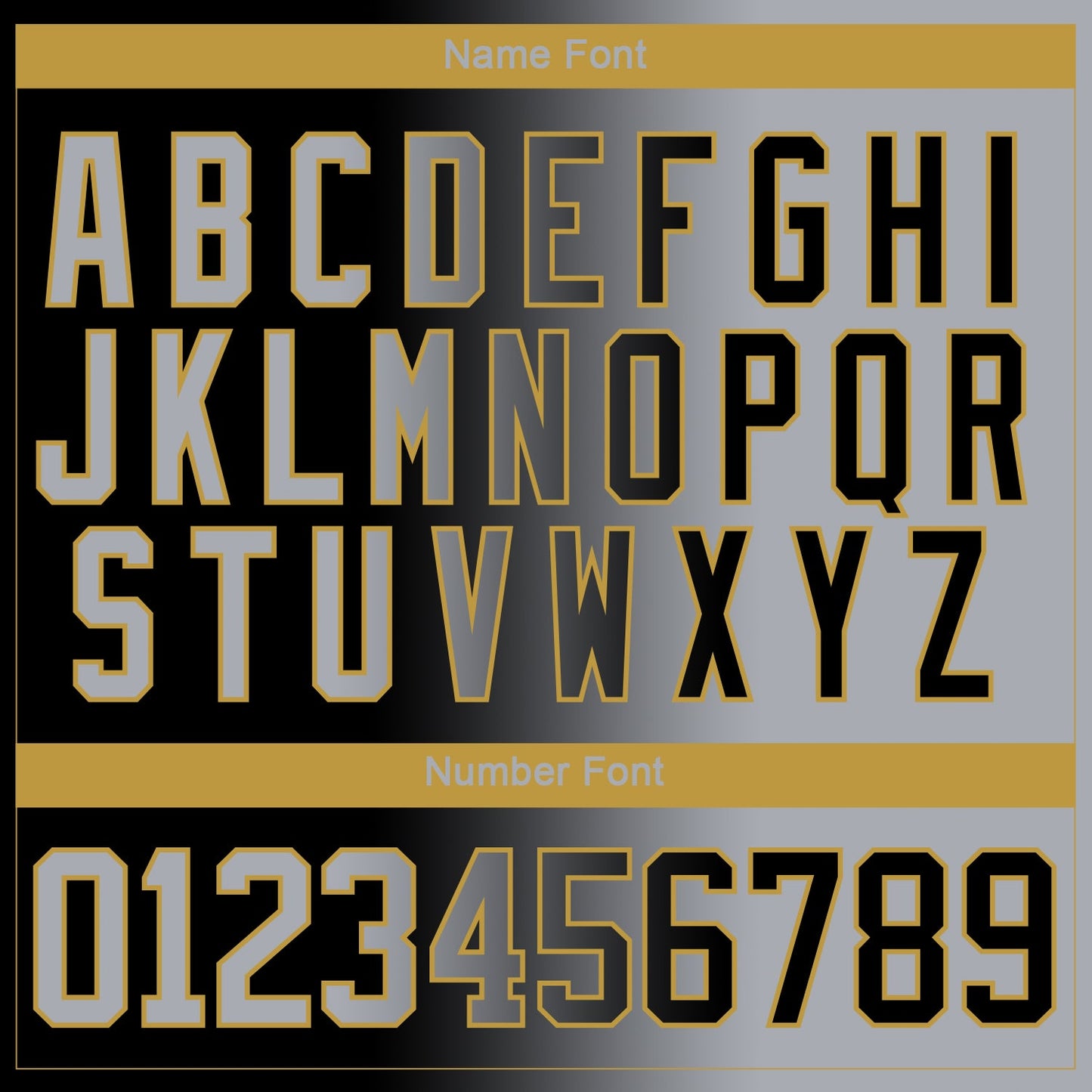 Custom Black Gray-Old Gold Gradient Fashion Hockey Lace Neck Jersey view 7