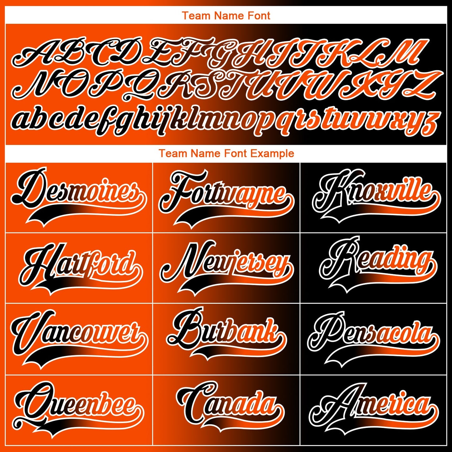 Custom Black Orange-White Gradient Fashion Hockey Lace Neck Jersey view 6