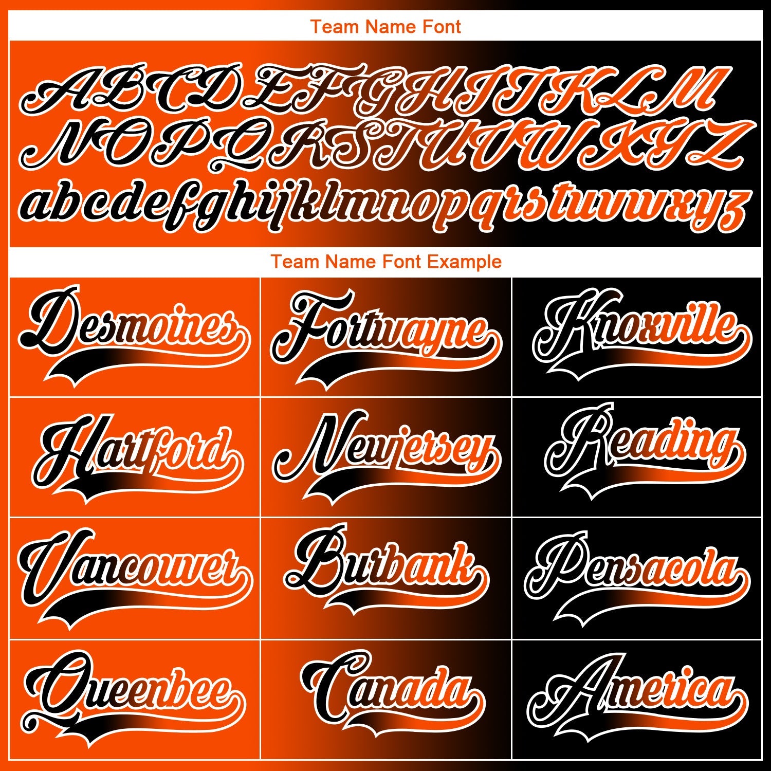 Custom Black Orange-White Gradient Fashion Hockey Lace Neck Jersey view 6