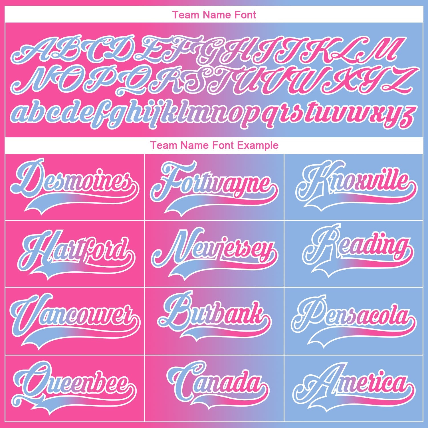 Custom Light Blue Pink-White Gradient Fashion Hockey Lace Neck Jersey view 6