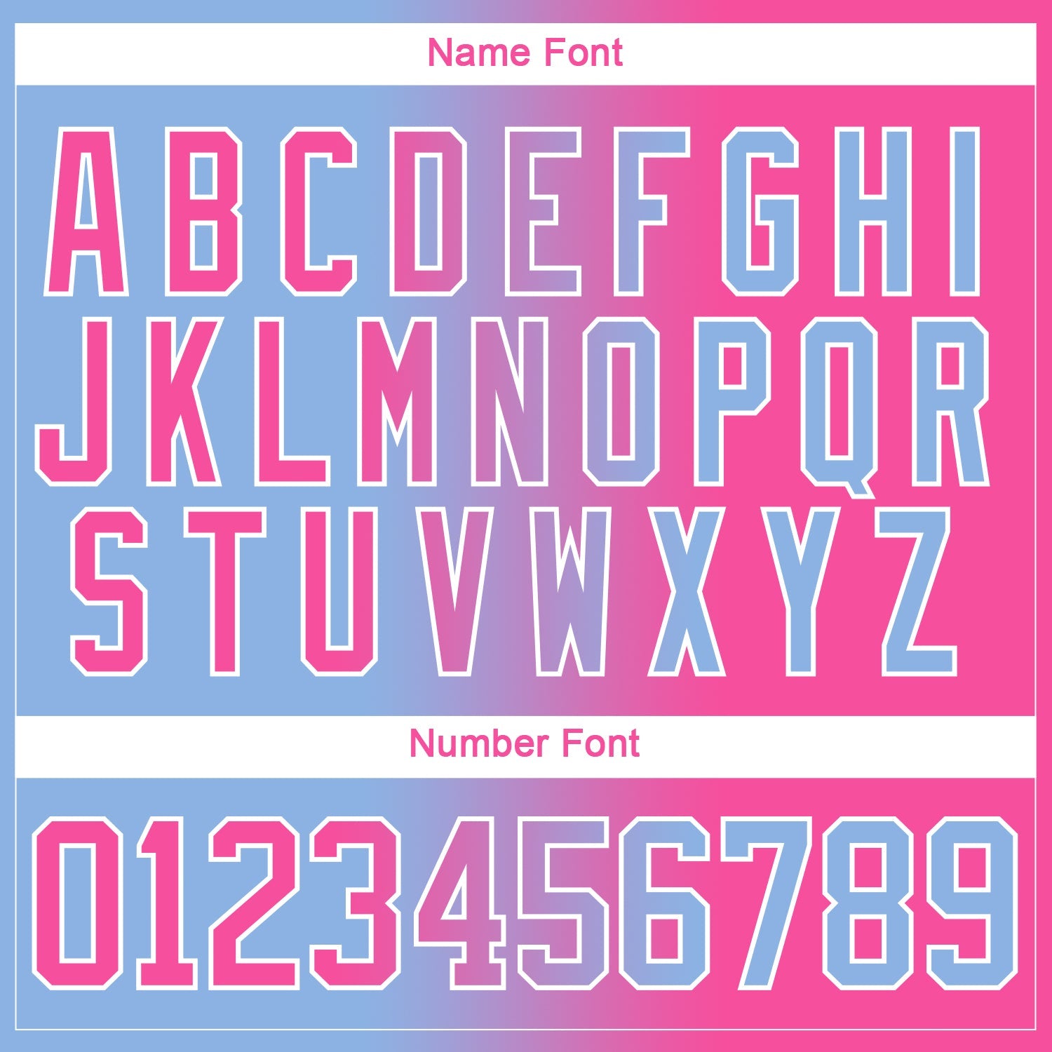 Custom Light Blue Pink-White Gradient Fashion Hockey Lace Neck Jersey view 7
