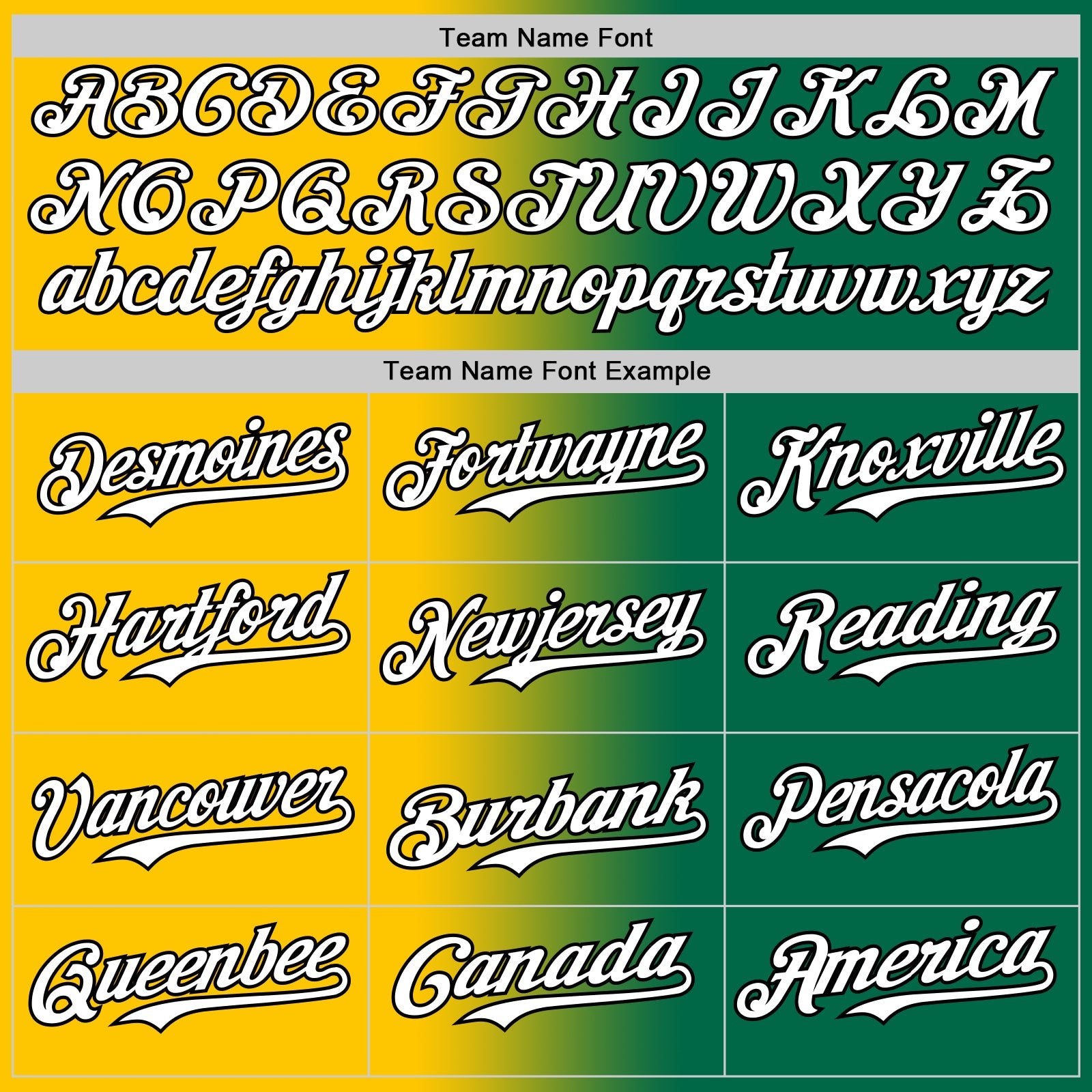 Custom Kelly Green White Yellow-Black Authentic Gradient Fashion Baseball Jersey view 4