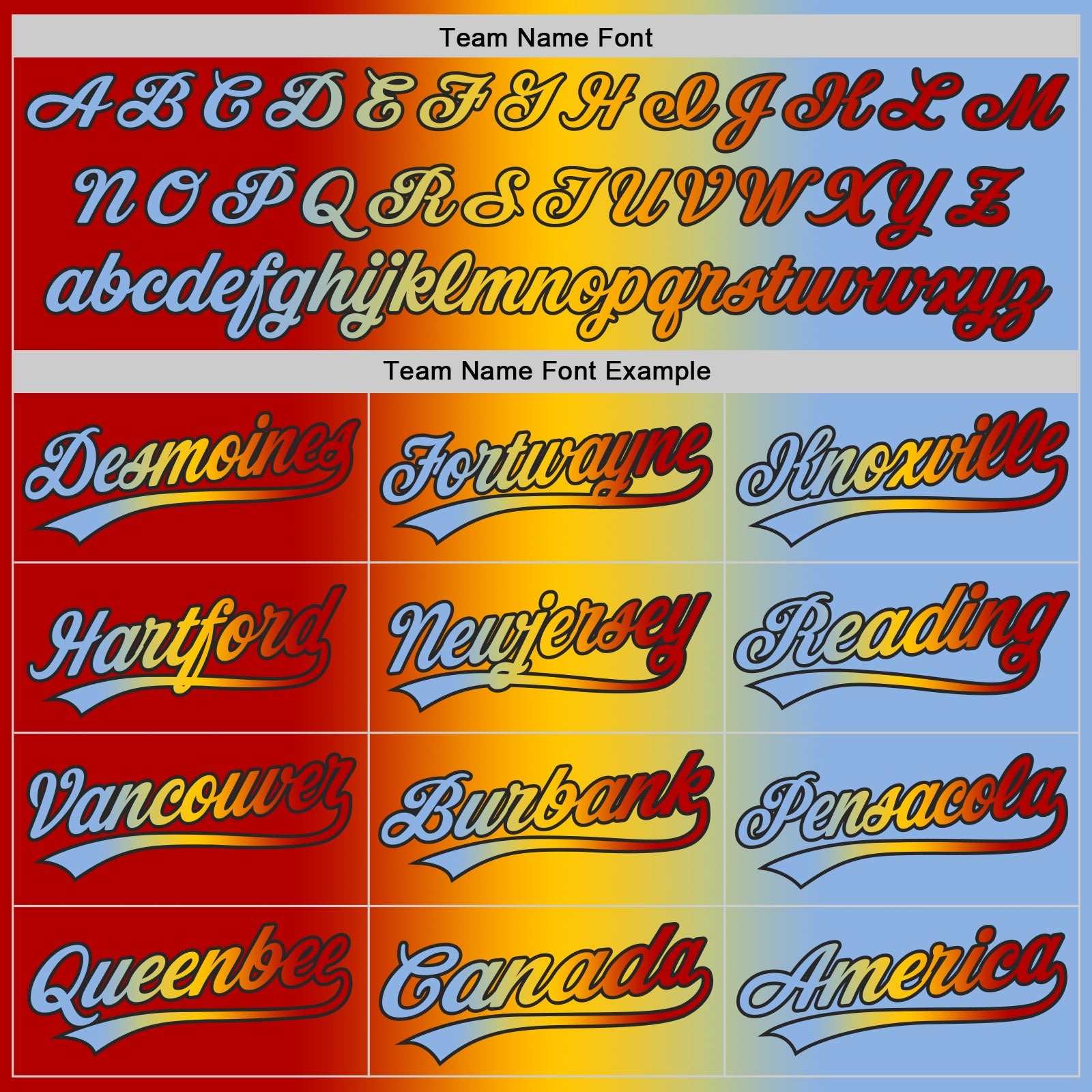 Custom Light Blue Red Yellow-Black Authentic Gradient Fashion Baseball Jersey view 5