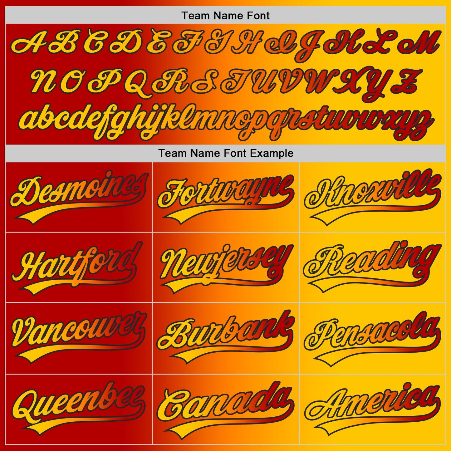 Custom Yellow Red Bay Orange-Black Authentic Gradient Fashion Baseball Jersey view 5