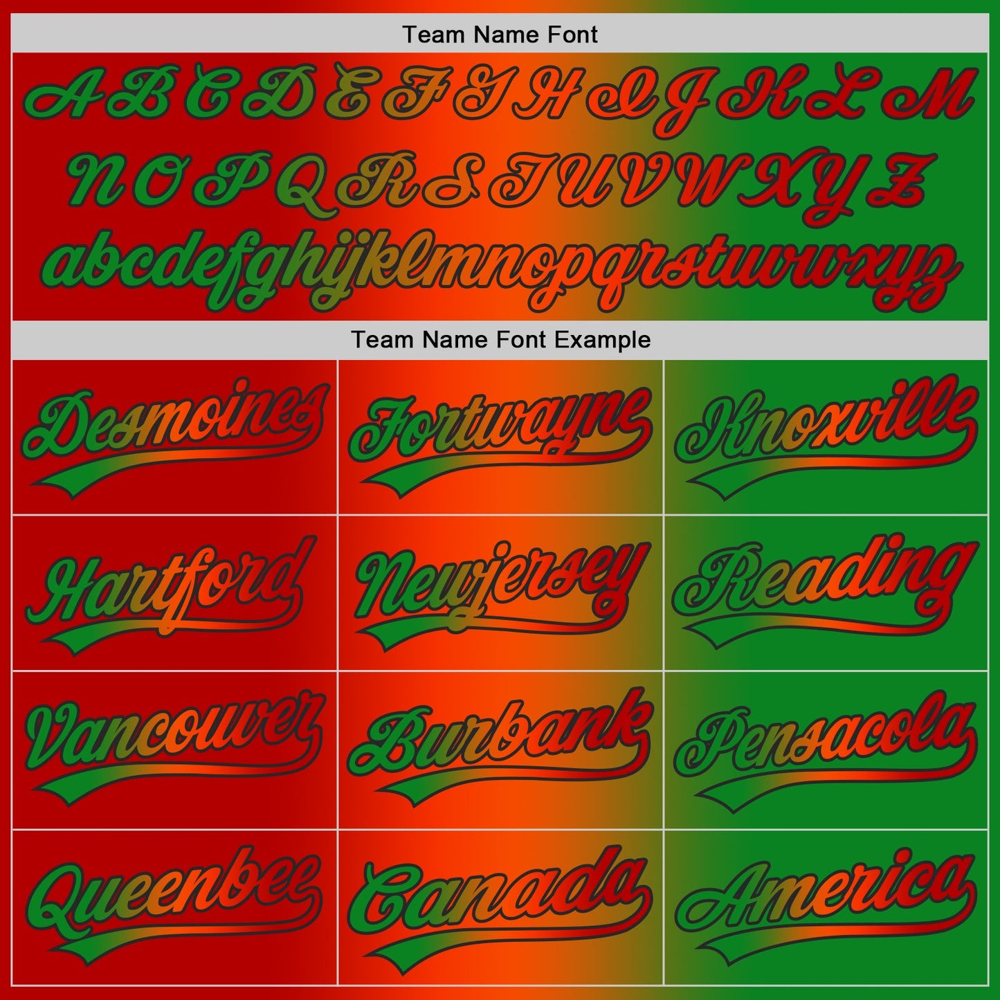 Custom Grass Green Red Orange-Black Authentic Gradient Fashion Baseball Jersey view 5