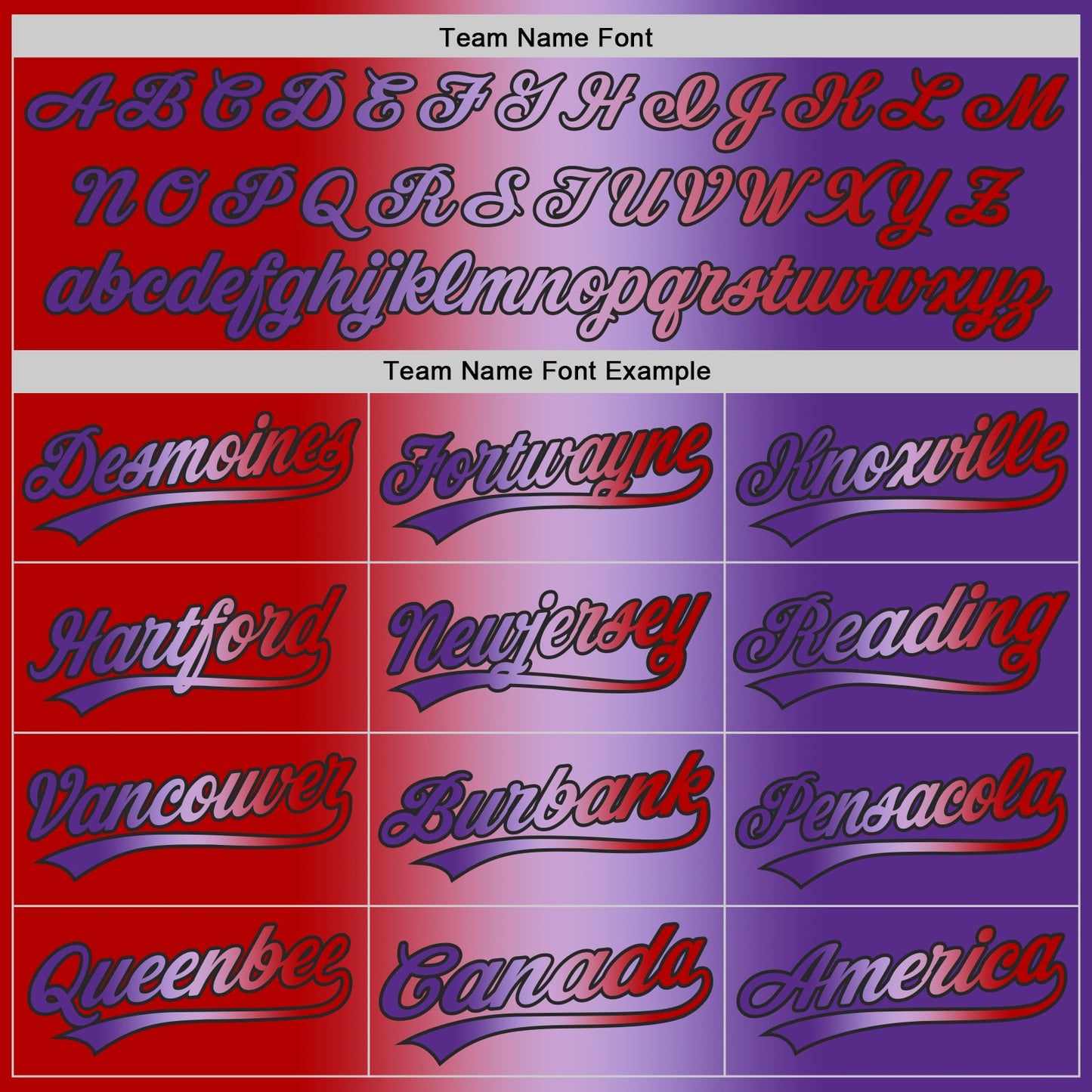 Custom Purple Red Light Purple-Black Authentic Gradient Fashion Baseball Jersey view 5