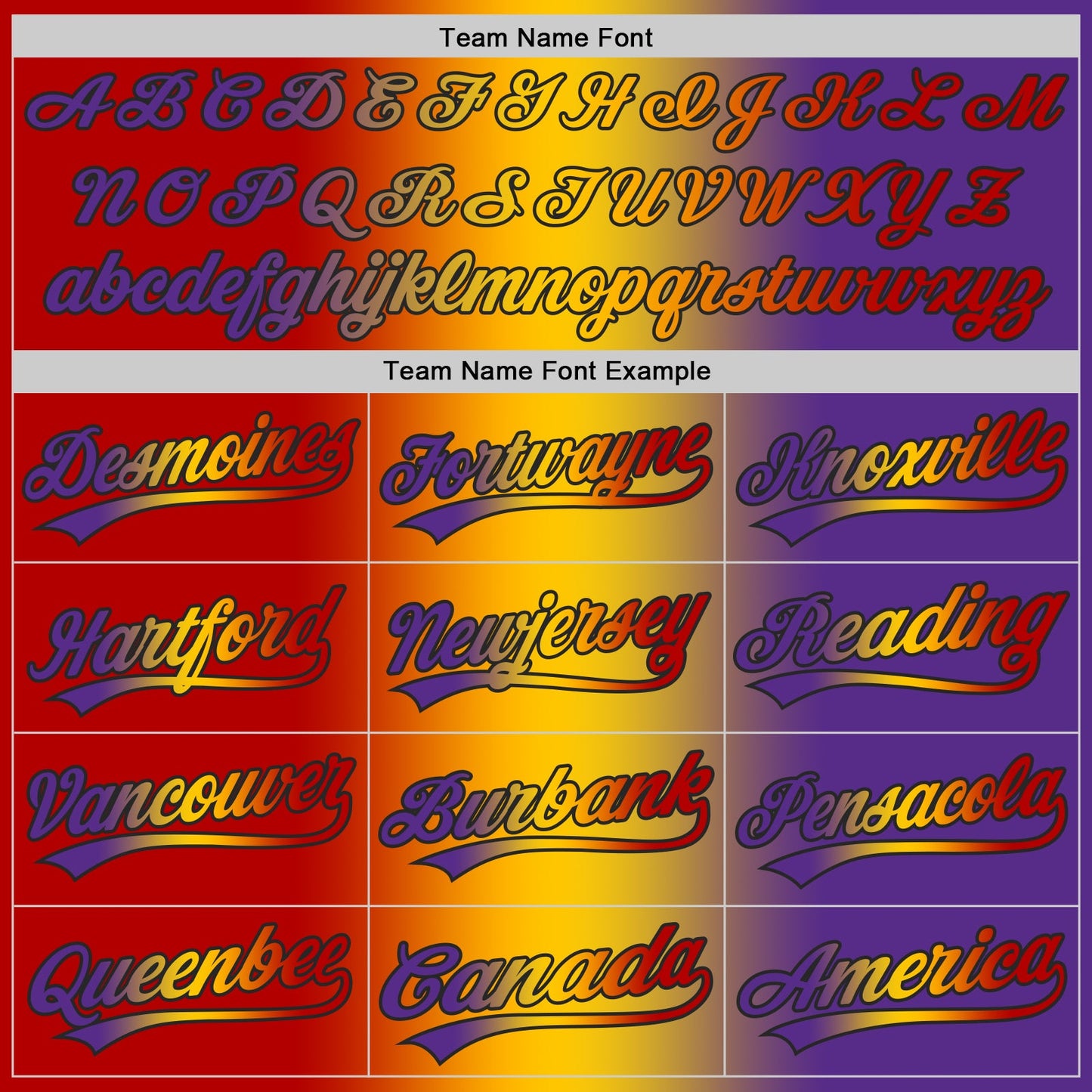 Custom Purple Red Yellow-Black Authentic Gradient Fashion Baseball Jersey view 5