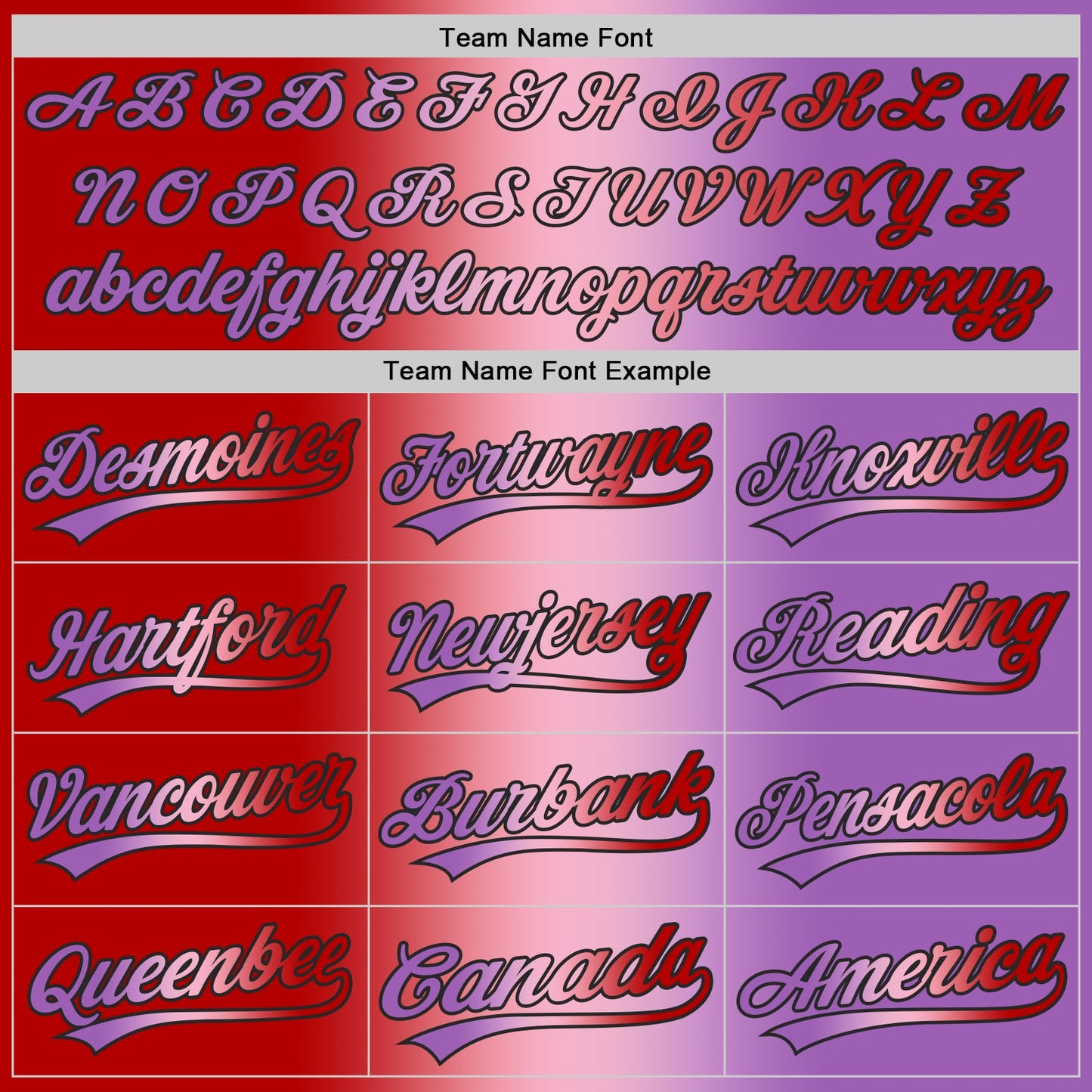 Custom Medium Purple Red Light Pink-Black Authentic Gradient Fashion Baseball Jersey view 5