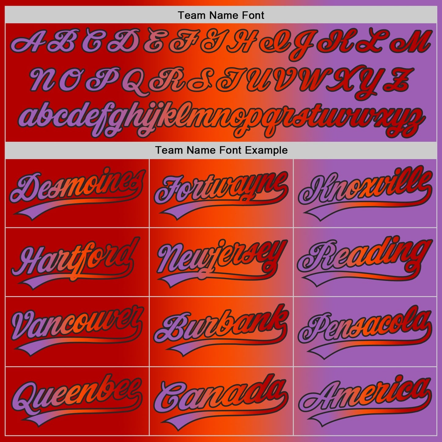 Custom Medium Purple Red Orange-Black Authentic Gradient Fashion Baseball Jersey view 5