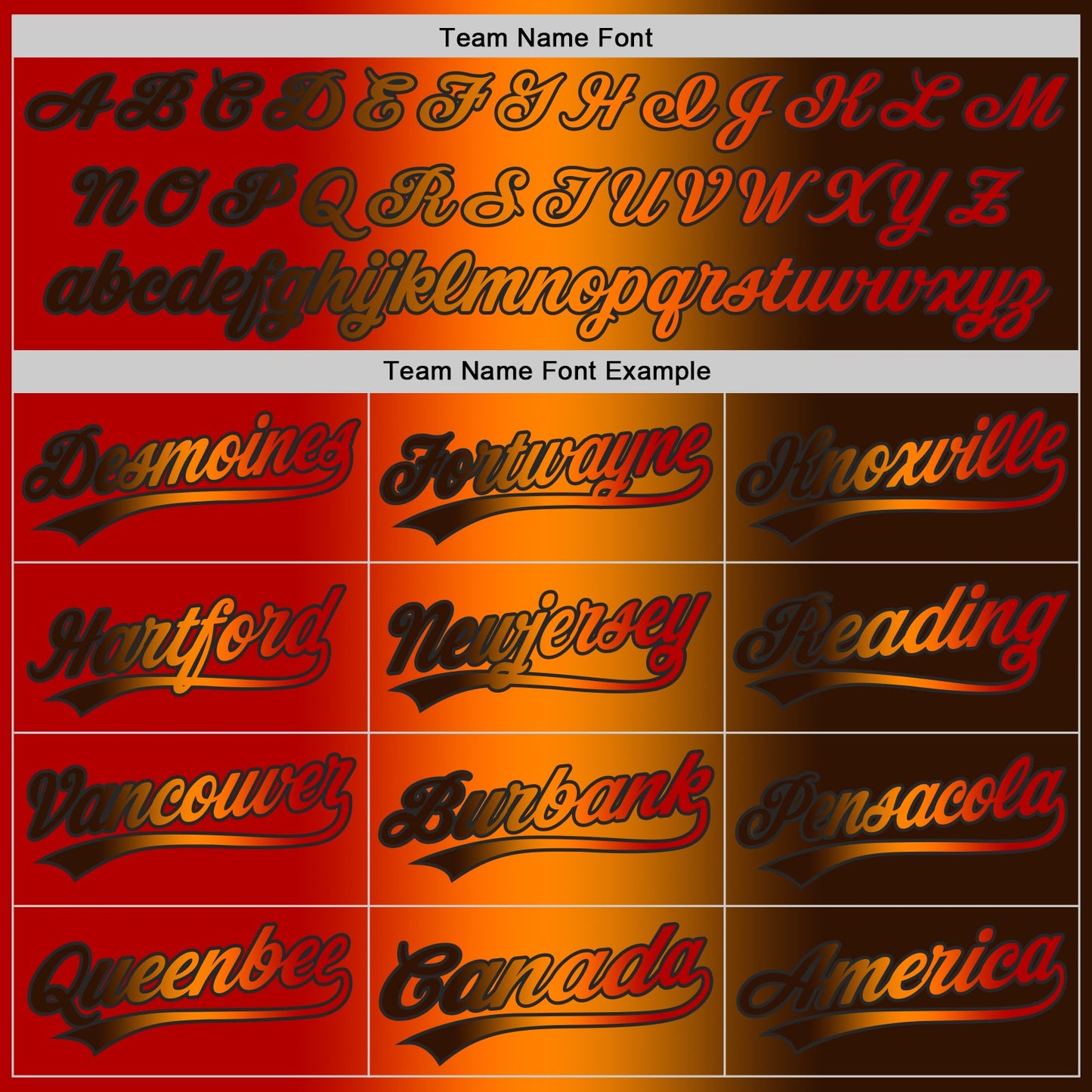 Custom Brown Red Bay Orange-Black Authentic Gradient Fashion Baseball Jersey view 5