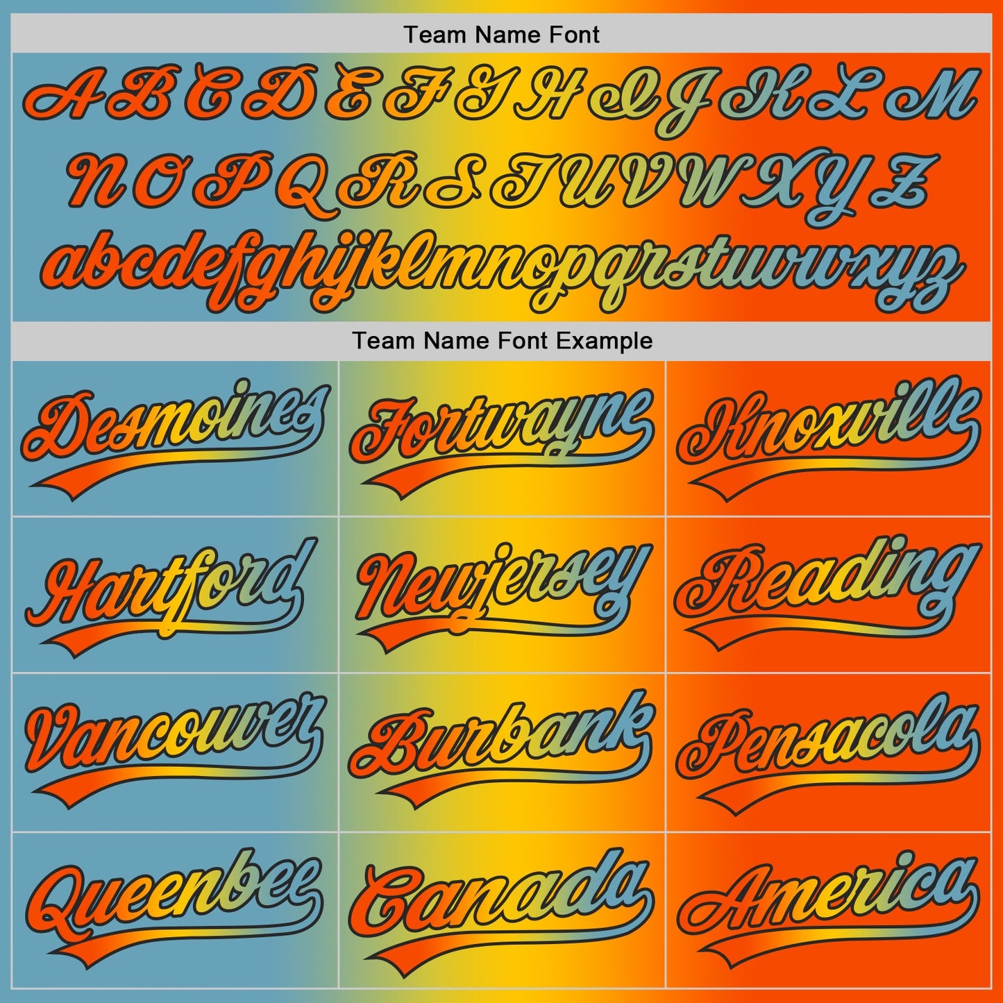 Custom Orange Shadow Blue Yellow-Black Authentic Gradient Fashion Baseball Jersey view 5