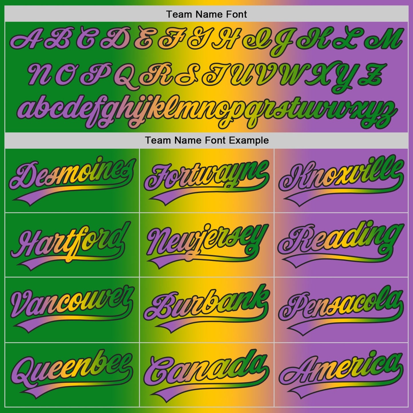 Custom Medium Purple Grass Green Yellow-Black Authentic Gradient Fashion Baseball Jersey view 5