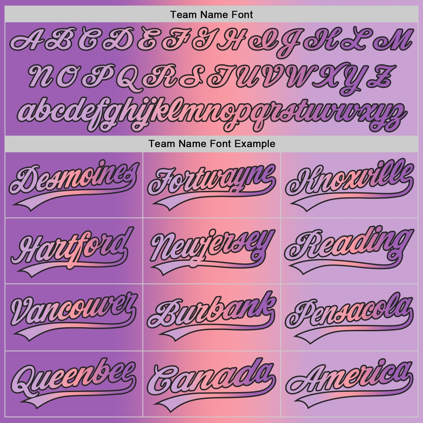 Custom Light Purple Medium Purple Medium Pink-Black Authentic Gradient Fashion Baseball Jersey view 5