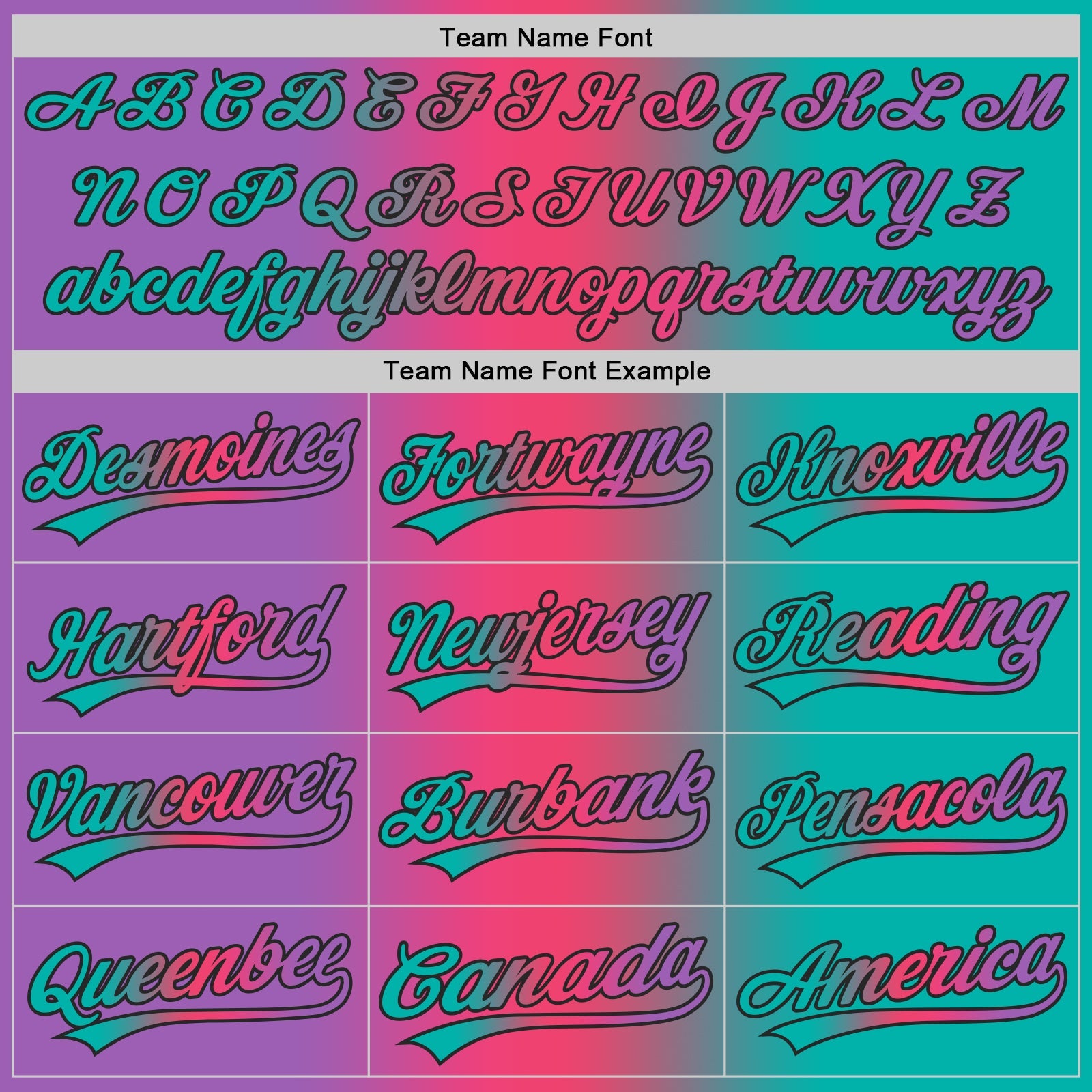 Custom Aqua Medium Purple Neon Pink-Black Authentic Gradient Fashion Baseball Jersey view 5