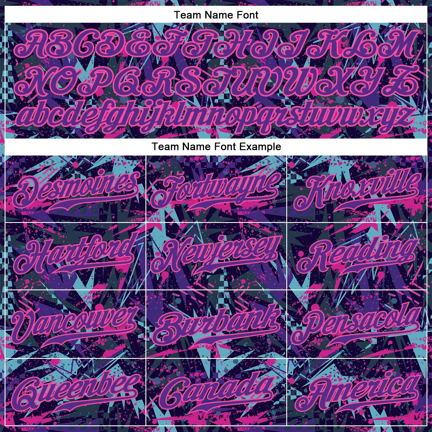 Custom Graffiti Pattern Purple-Pink 3D Creative Geometric Figures And Dots Authentic Baseball Jersey view 4