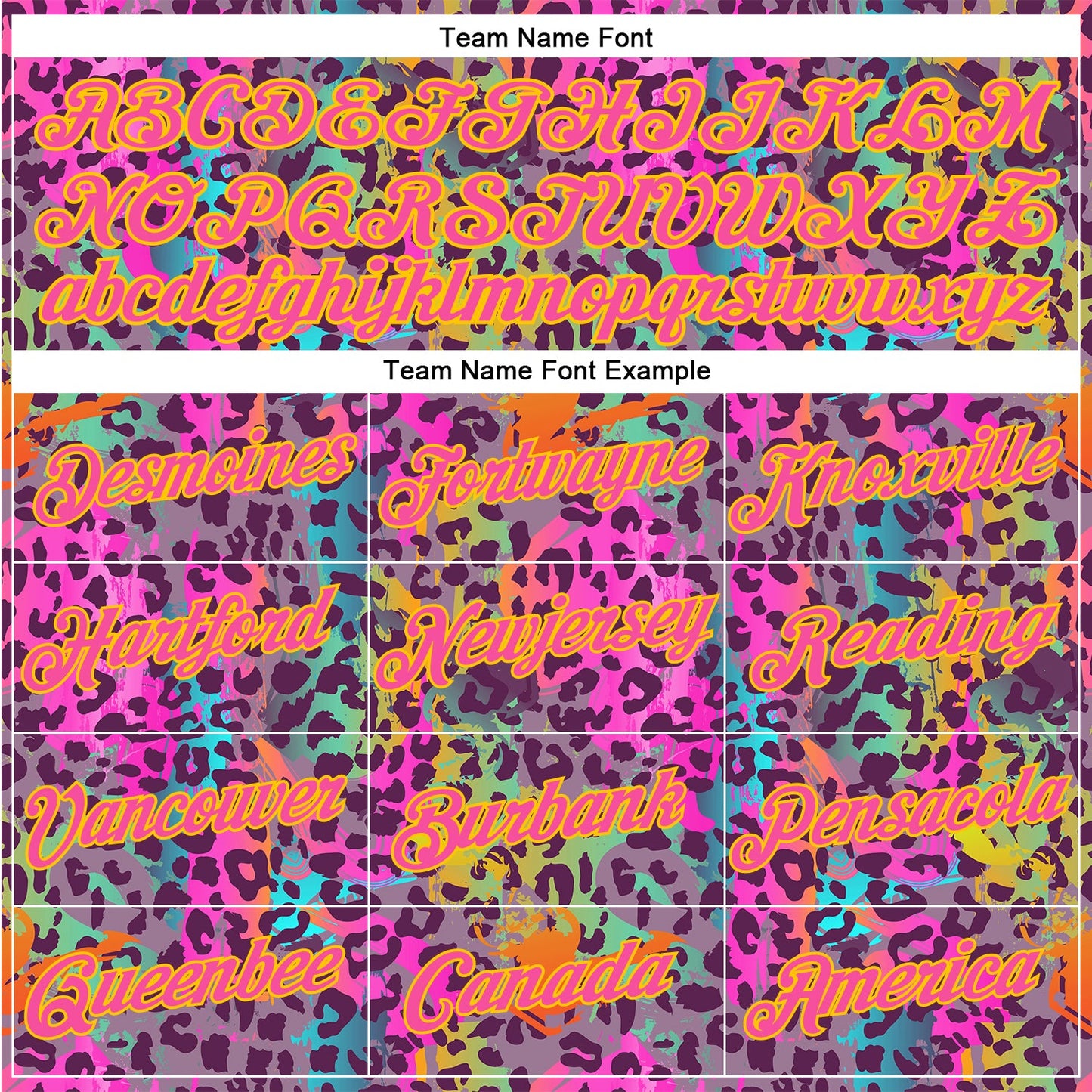 Custom Graffiti Pattern Gold-Pink 3D Colorful Leopard Performance T-Shirt view 3