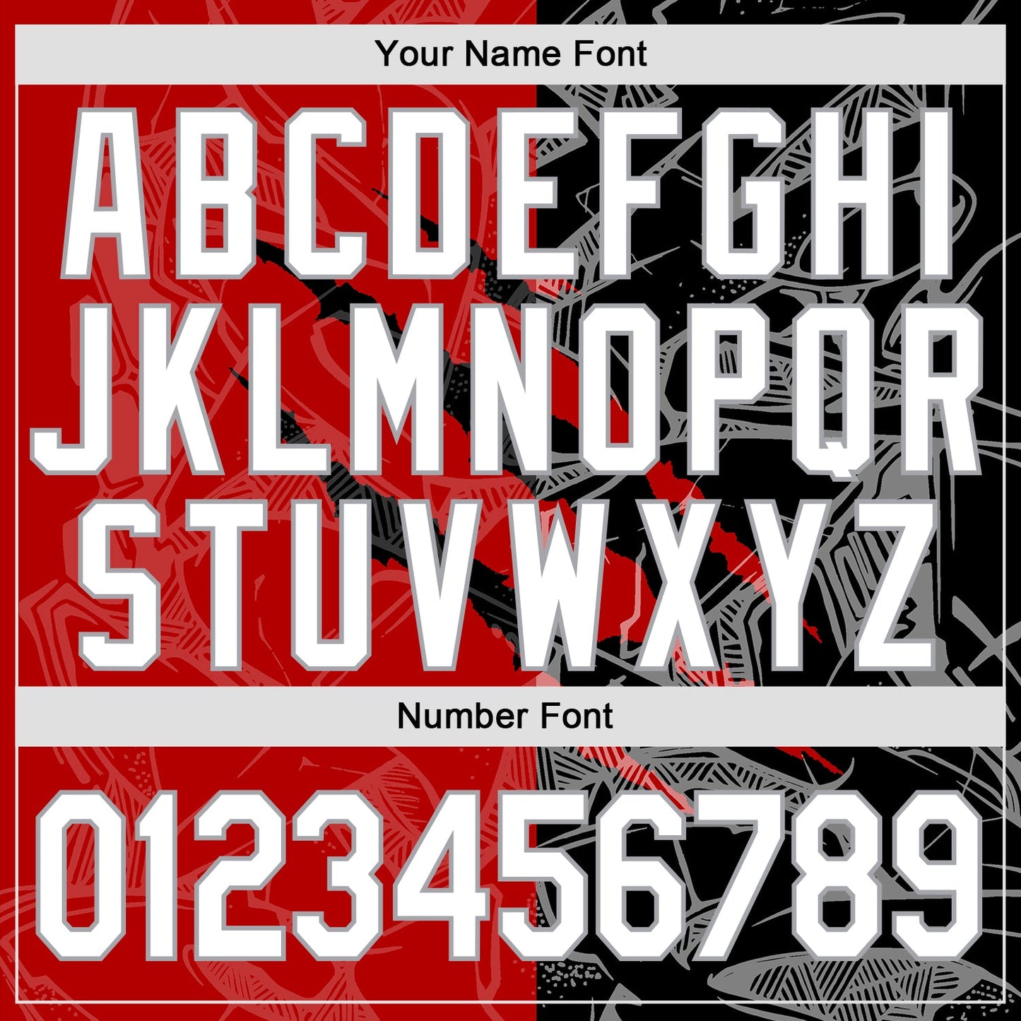 Custom Graffiti Pattern White Black-Gray 3D Scratch Authentic Baseball Jersey view 5