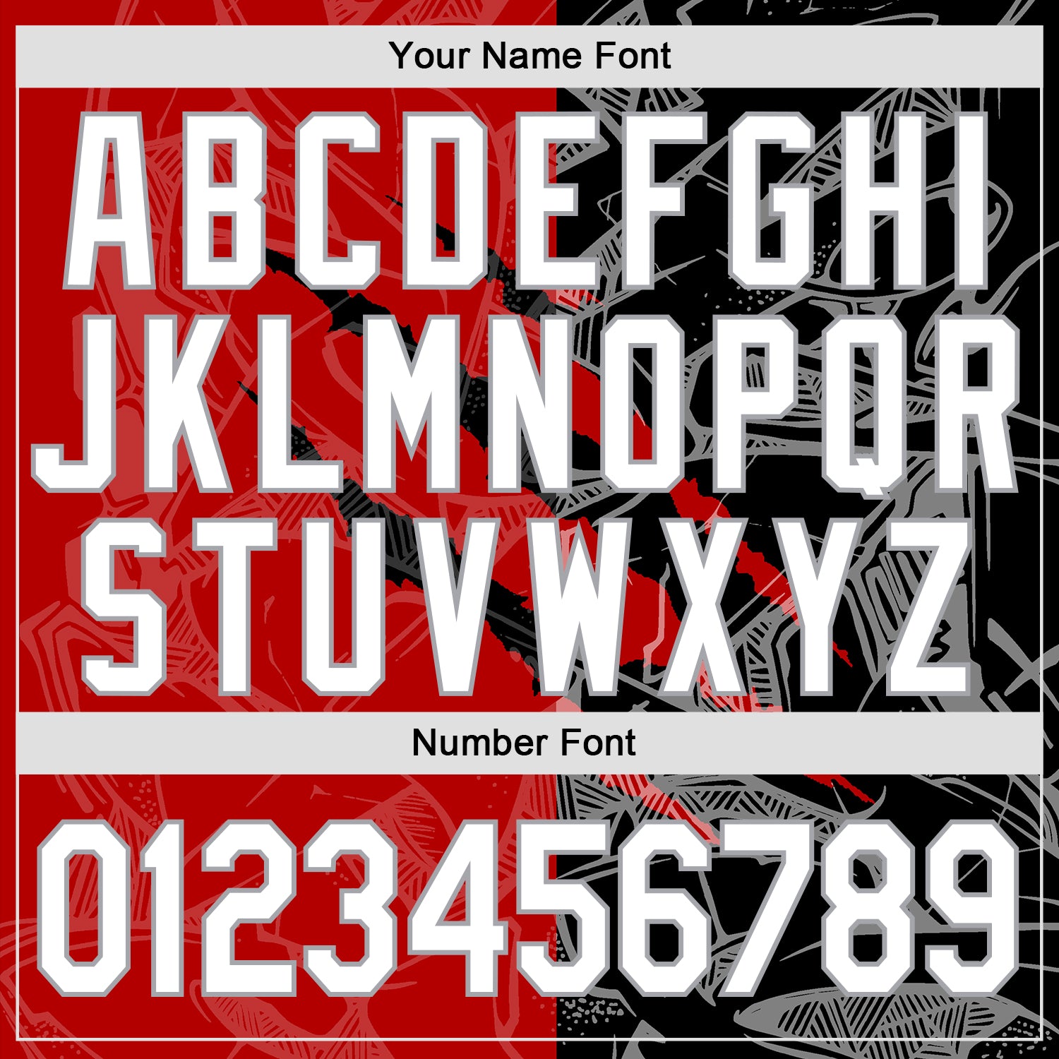 Custom Graffiti Pattern White Black-Gray 3D Scratch Authentic Baseball Jersey view 5