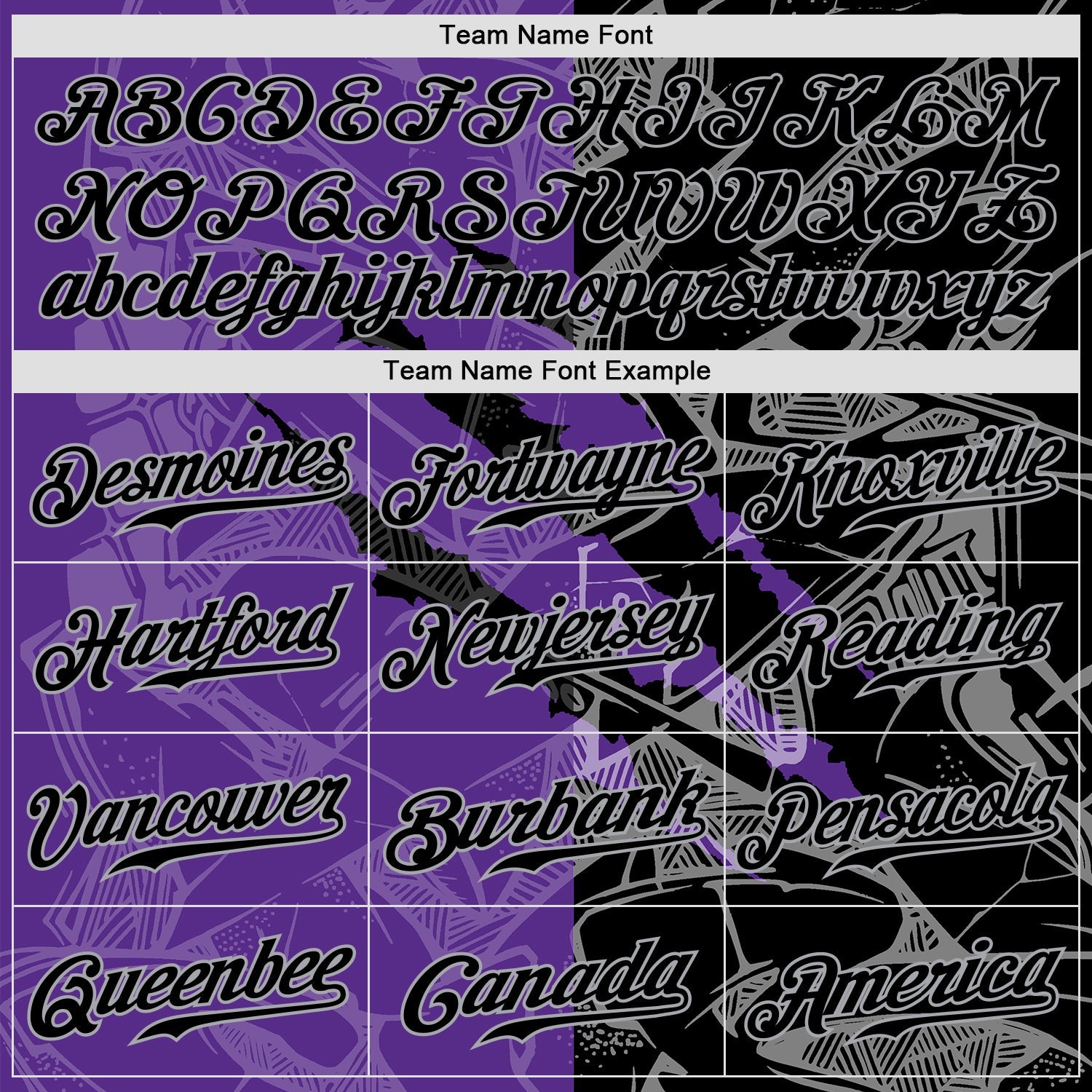 Custom Graffiti Pattern Black Purple-Gray 3D Scratch Authentic Baseball Jersey view 4