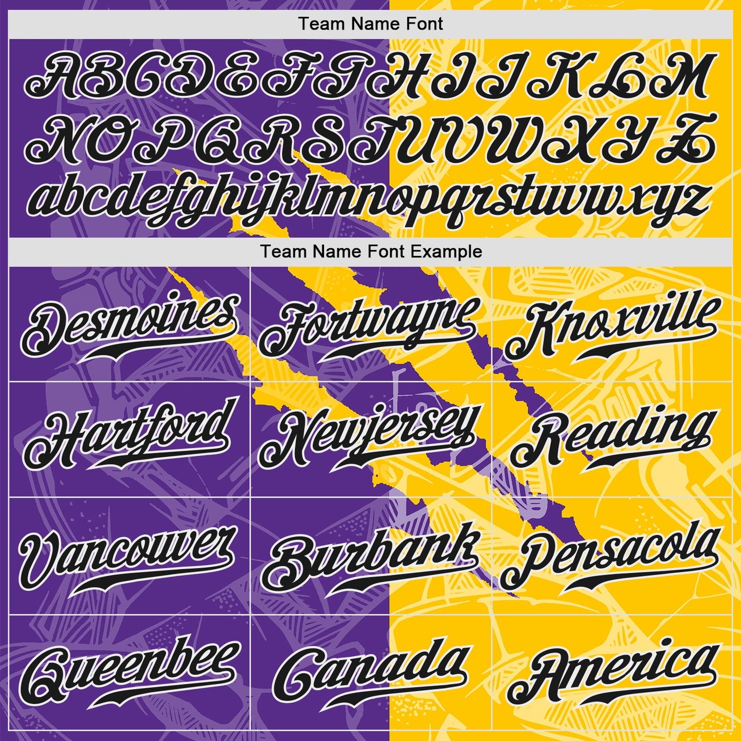 Custom Graffiti Pattern Black Yellow-Purple 3D Scratch Authentic Baseball Jersey view 4