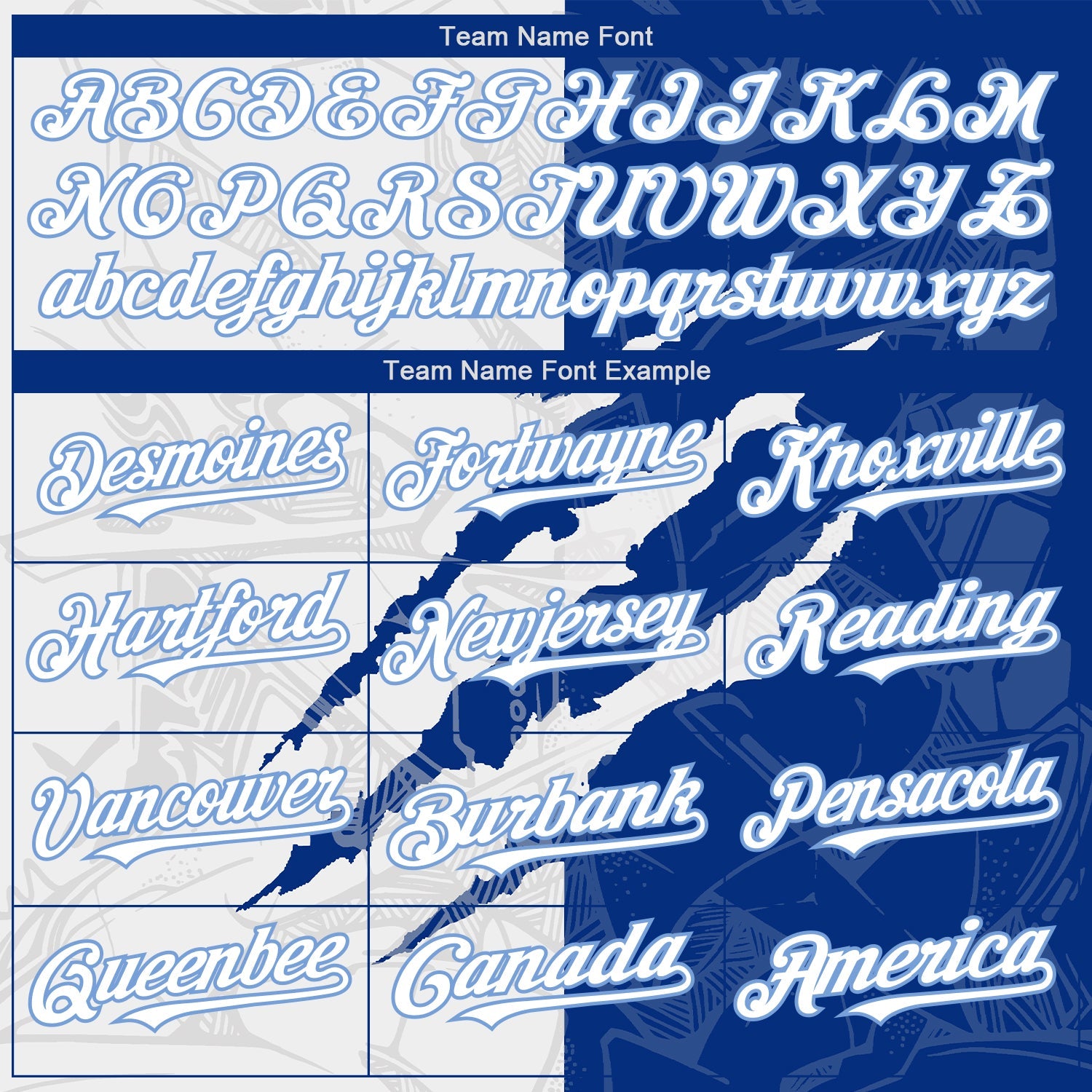 Custom Graffiti Pattern White Royal-Light Blue 3D Scratch Authentic Baseball Jersey view 4