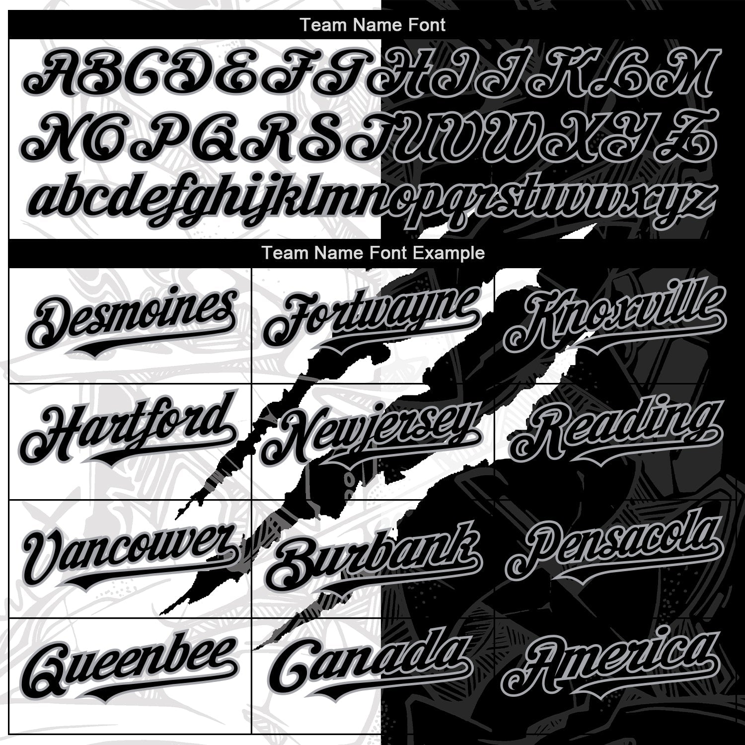 Custom Graffiti Pattern Black-Gray 3D Scratch Authentic Baseball Jersey view 4