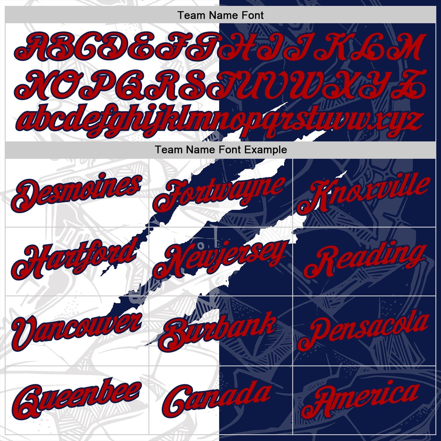 Custom Graffiti Pattern Red-Navy Scratch 3D Performance T-Shirt view 3