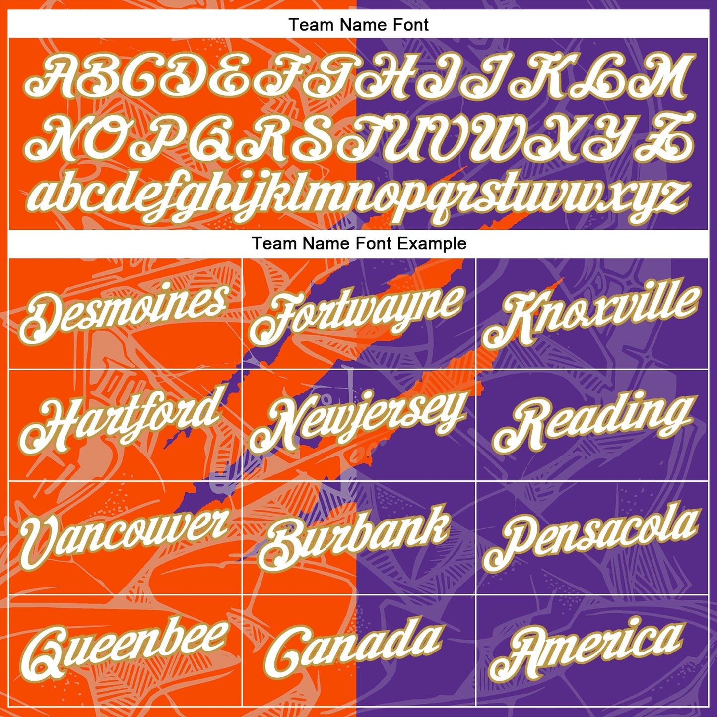 Custom Graffiti Pattern Purple Orange-Old Gold Scratch 3D Performance T-Shirt view 3